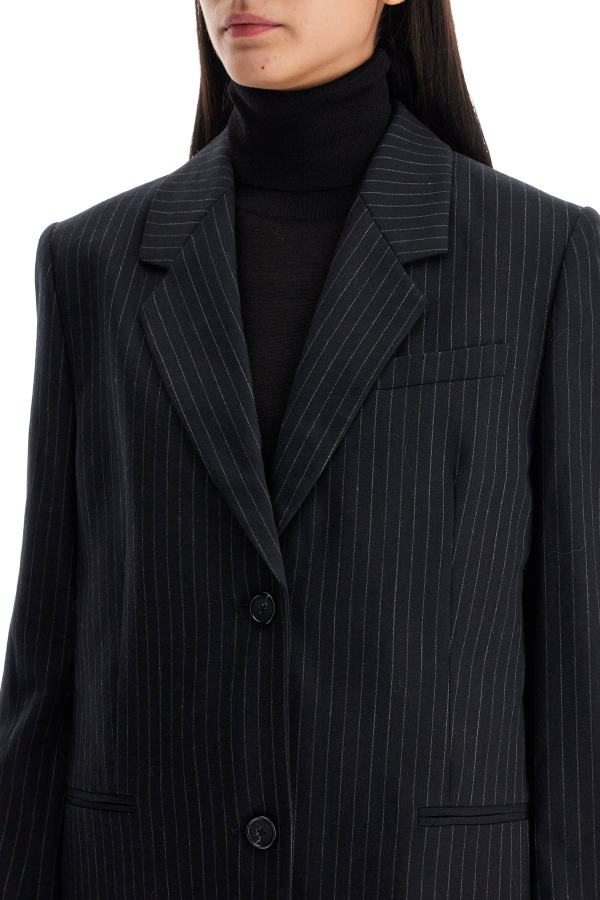 Toteme Single-Breasted Pinstripe Blazer image 3