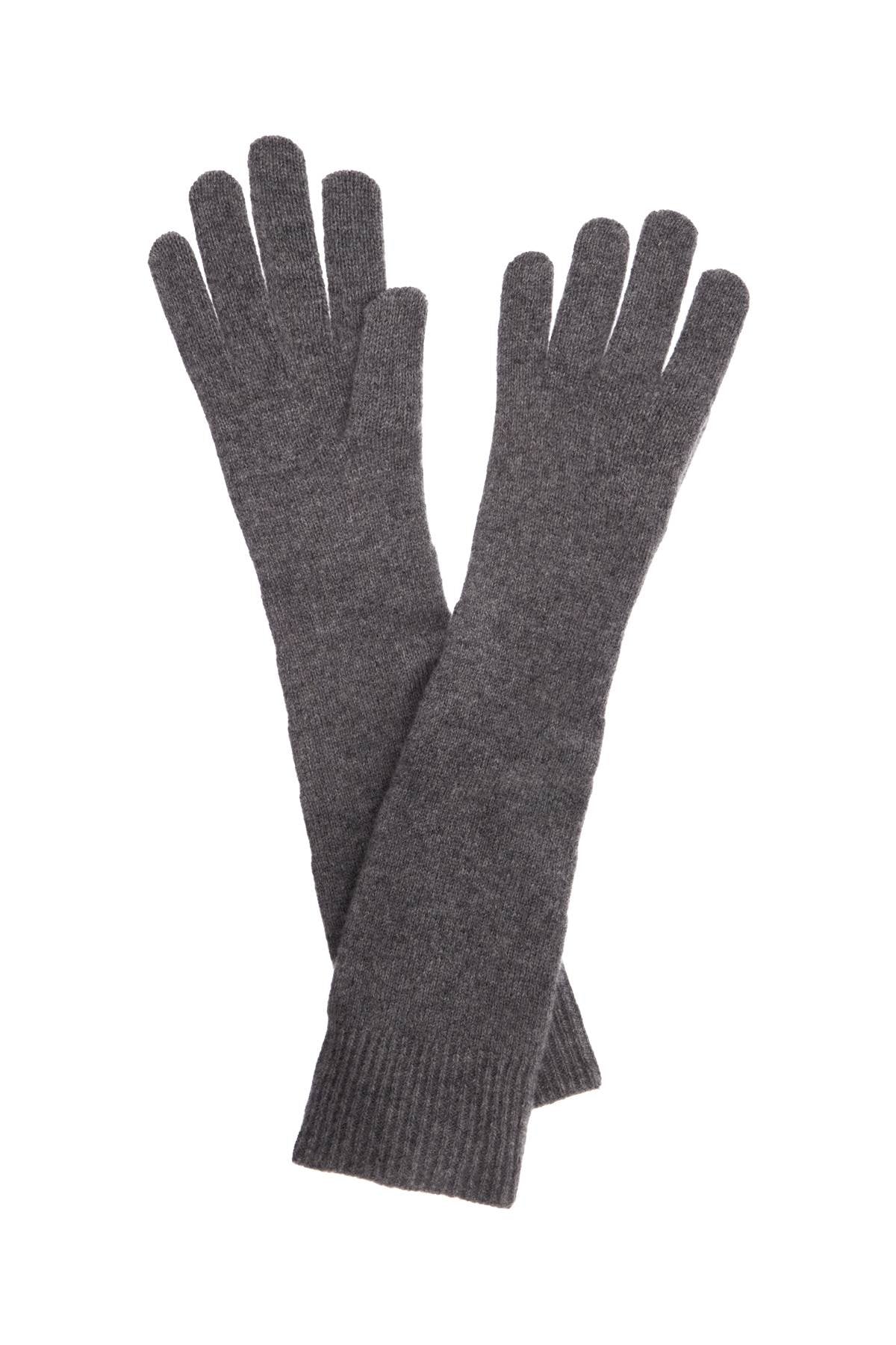 Toteme Ribbed Wool and Cashmere Long Gloves image 1