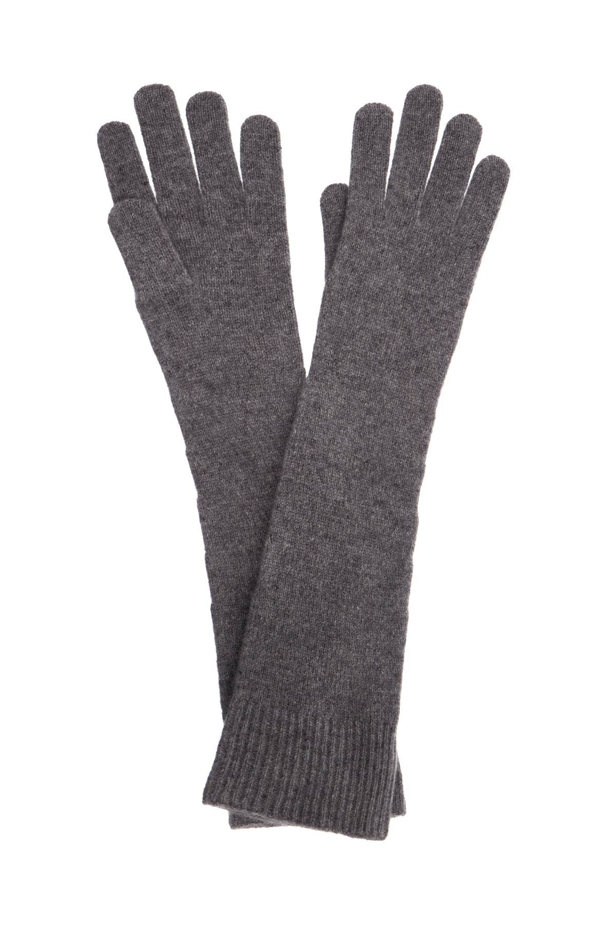 Toteme Ribbed Wool and Cashmere Long Gloves image 0