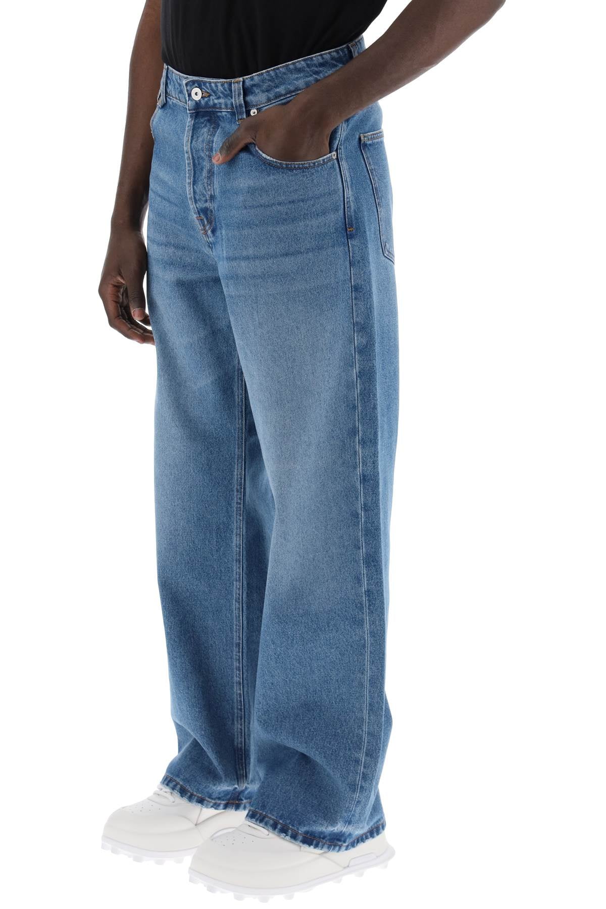 Jacquemus large denim jeans from nimes image 3