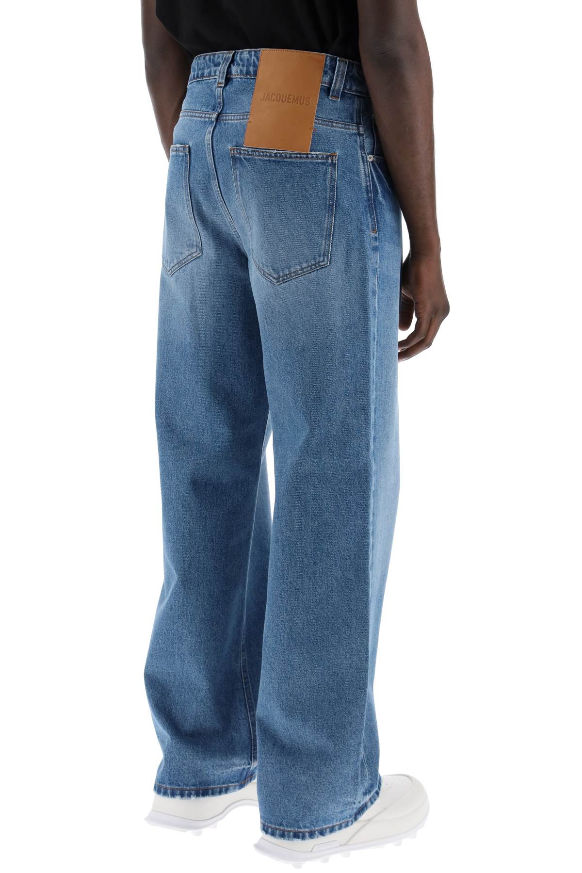 Jacquemus large denim jeans from nimes image 2