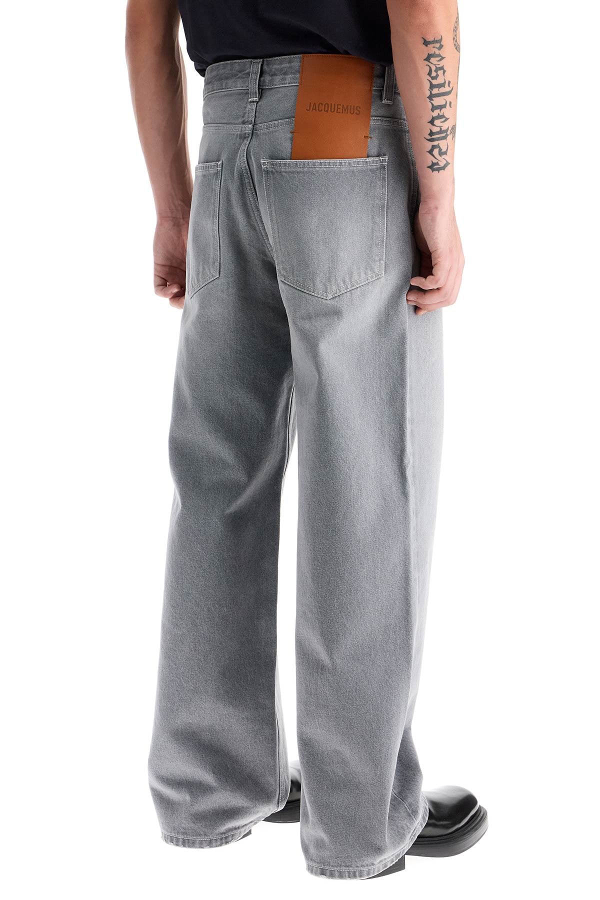 Jacquemus Baggy Denim Jeans - Washed Grey image 2