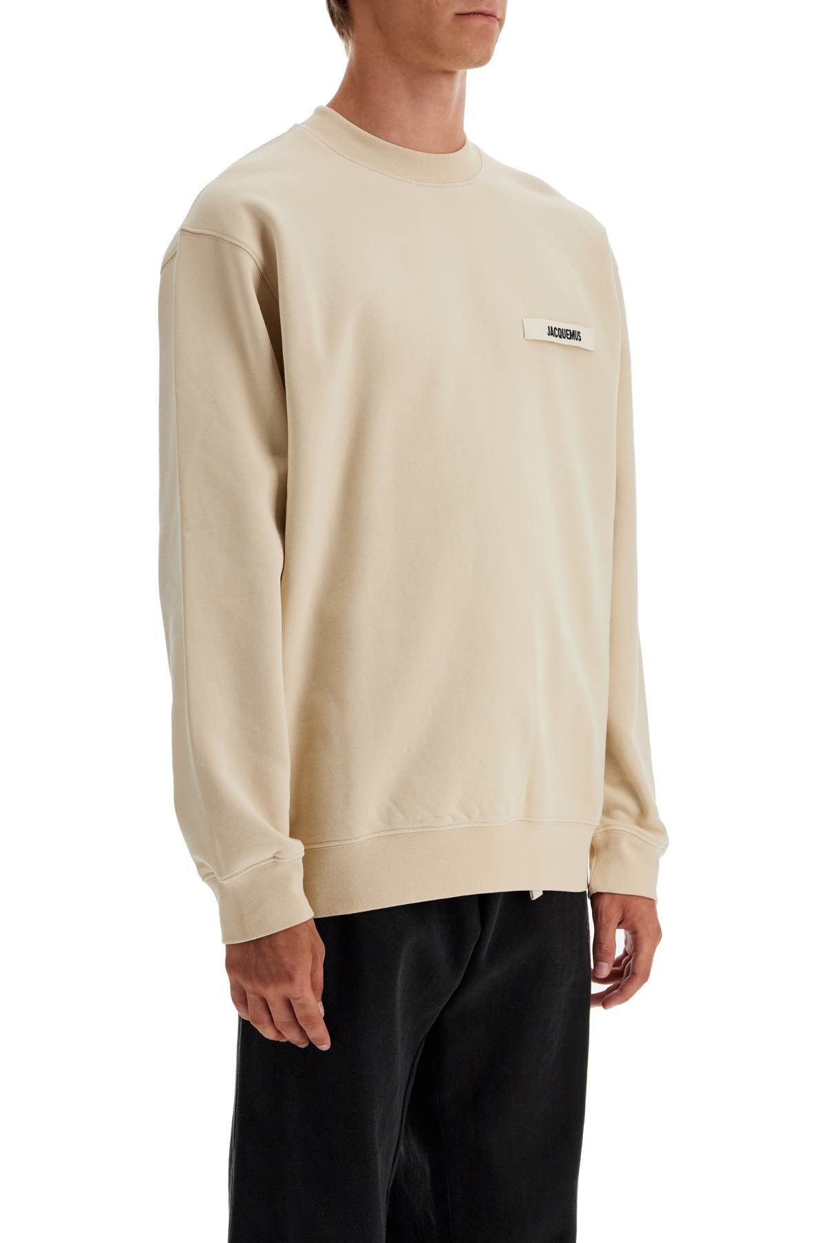 Jacquemus Men's Round Neck Brushed Cotton Sweatshirt image 1