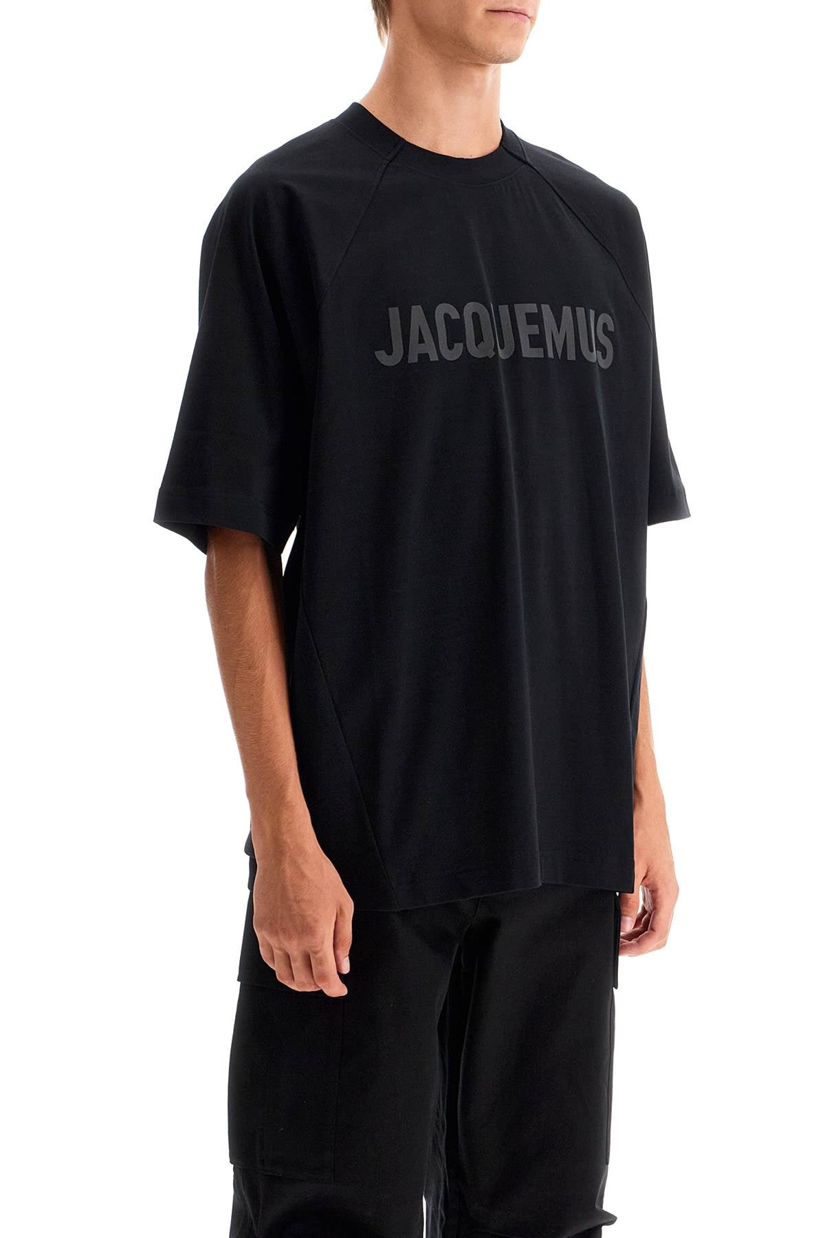 Jacquemus 'Typo' Oversized Cotton T-Shirt image 1