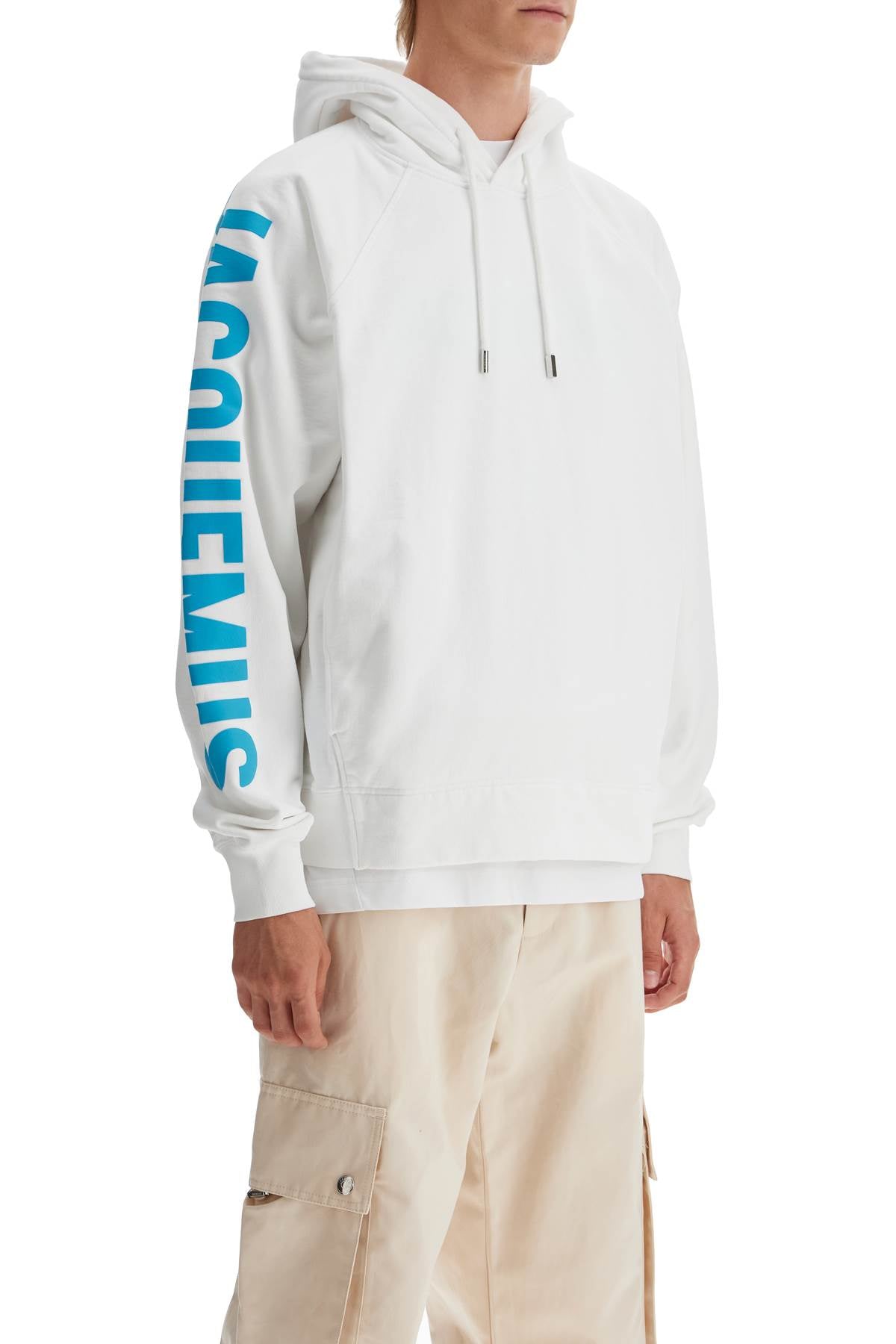 Jacquemus Le Hoodie Typo Fleece Hoodie image 1