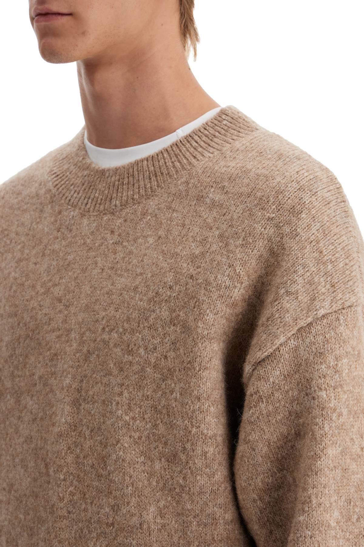 Jacquemus 'Le Jacq' Oversized Alpaca & Merino Wool Sweater image 3