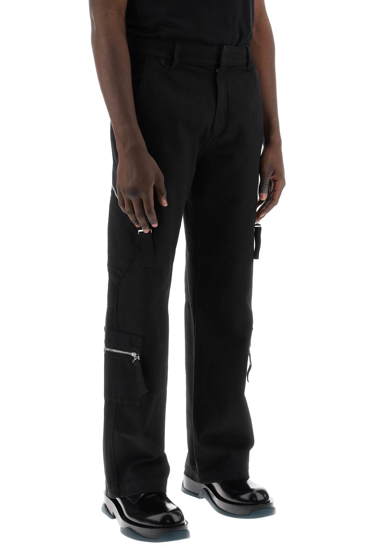 Jacquemus brown cargo pants for men image 1