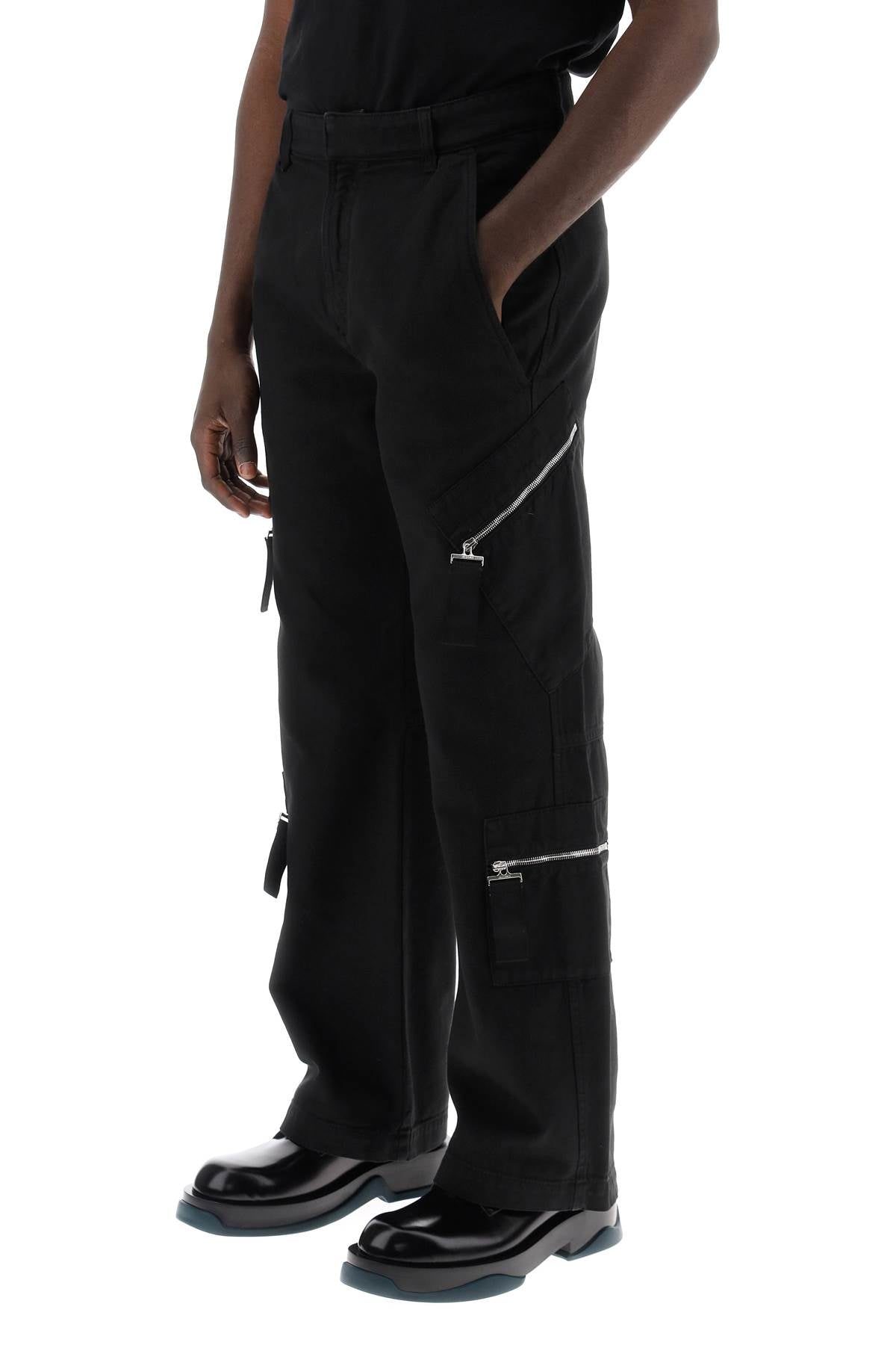 Jacquemus brown cargo pants for men image 3