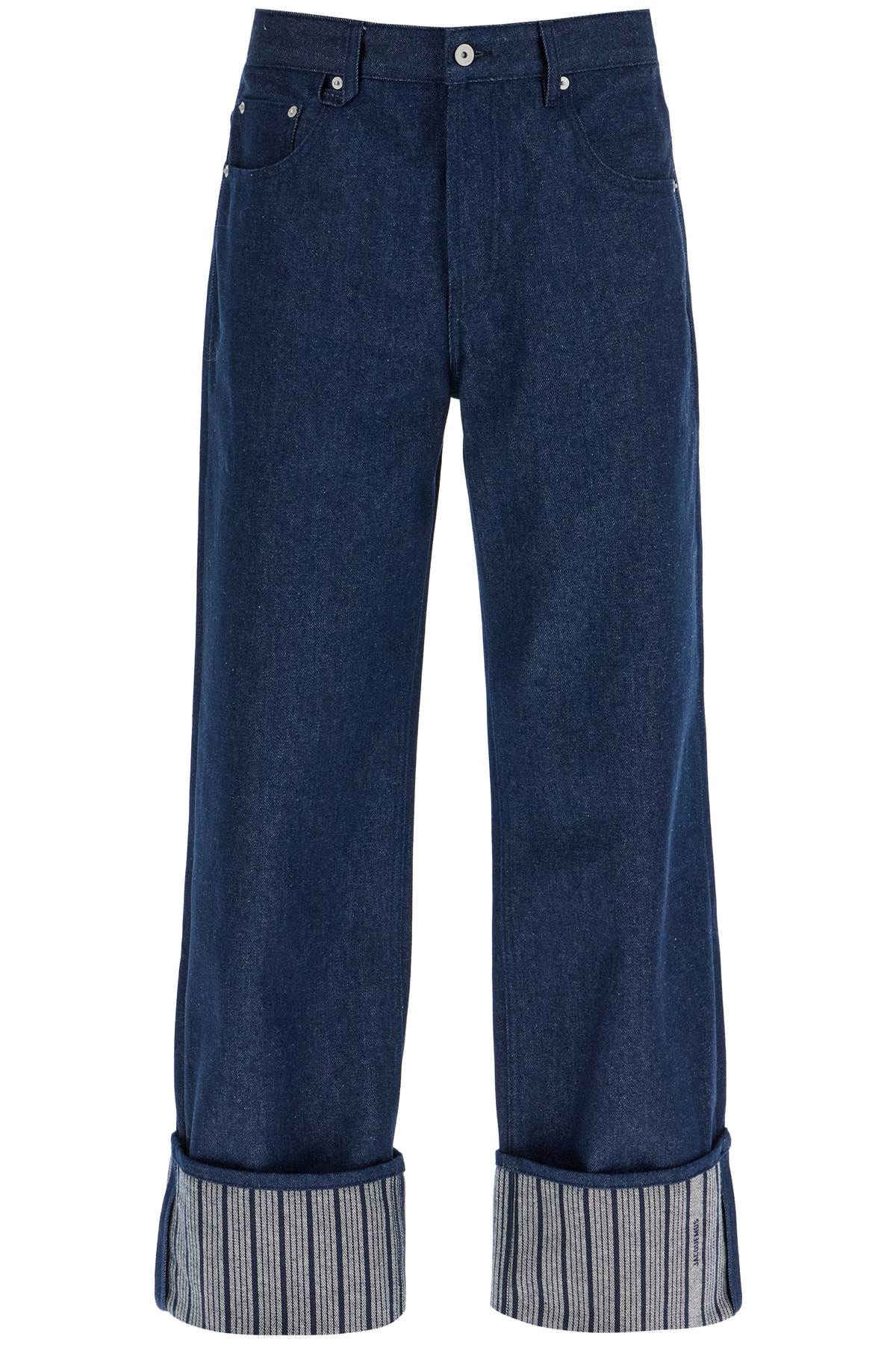 Jacquemus Baggy Jeans with Maxi Cuff image 0