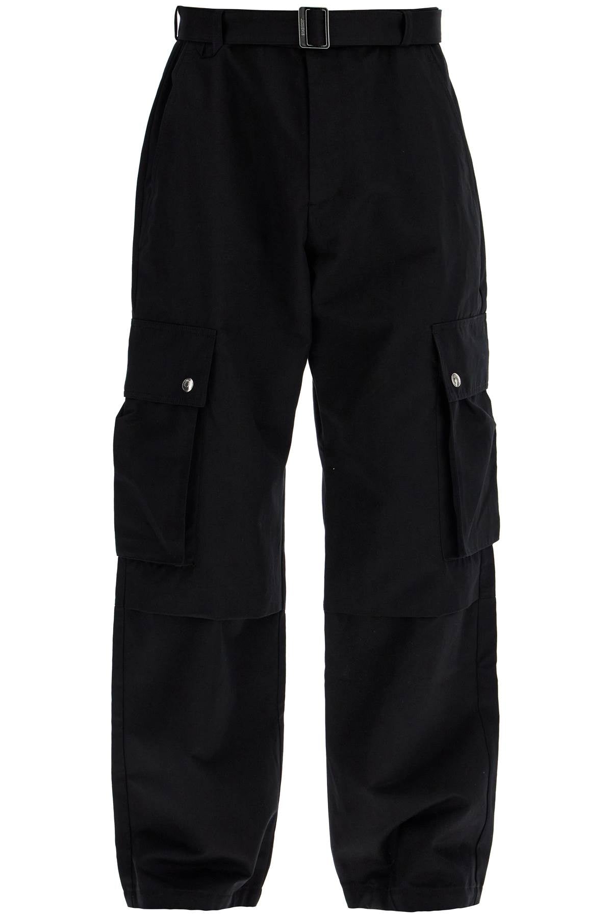 Jacquemus cargo gabardine trousers in eight image 0