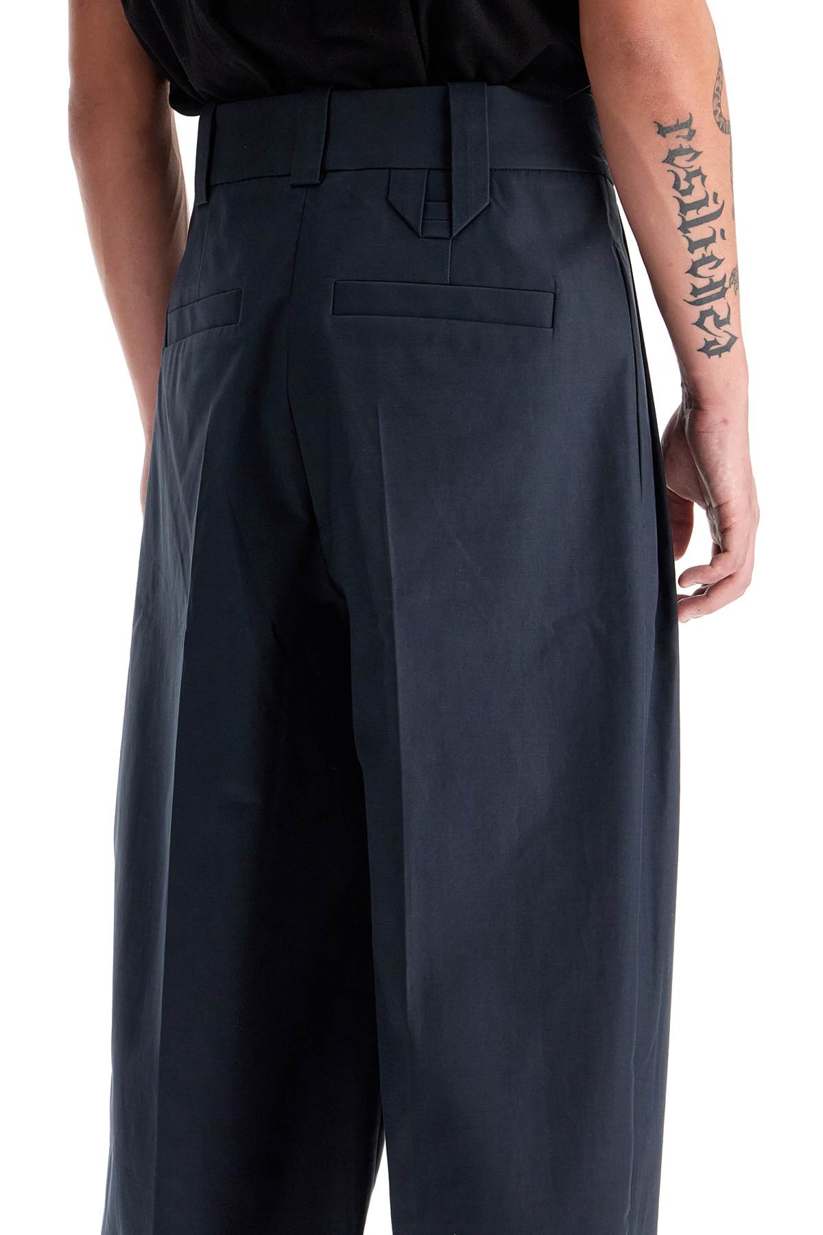 Jacquemus 'Le Pantalon Marz' Wide Leg Double Pleated Pants image 3