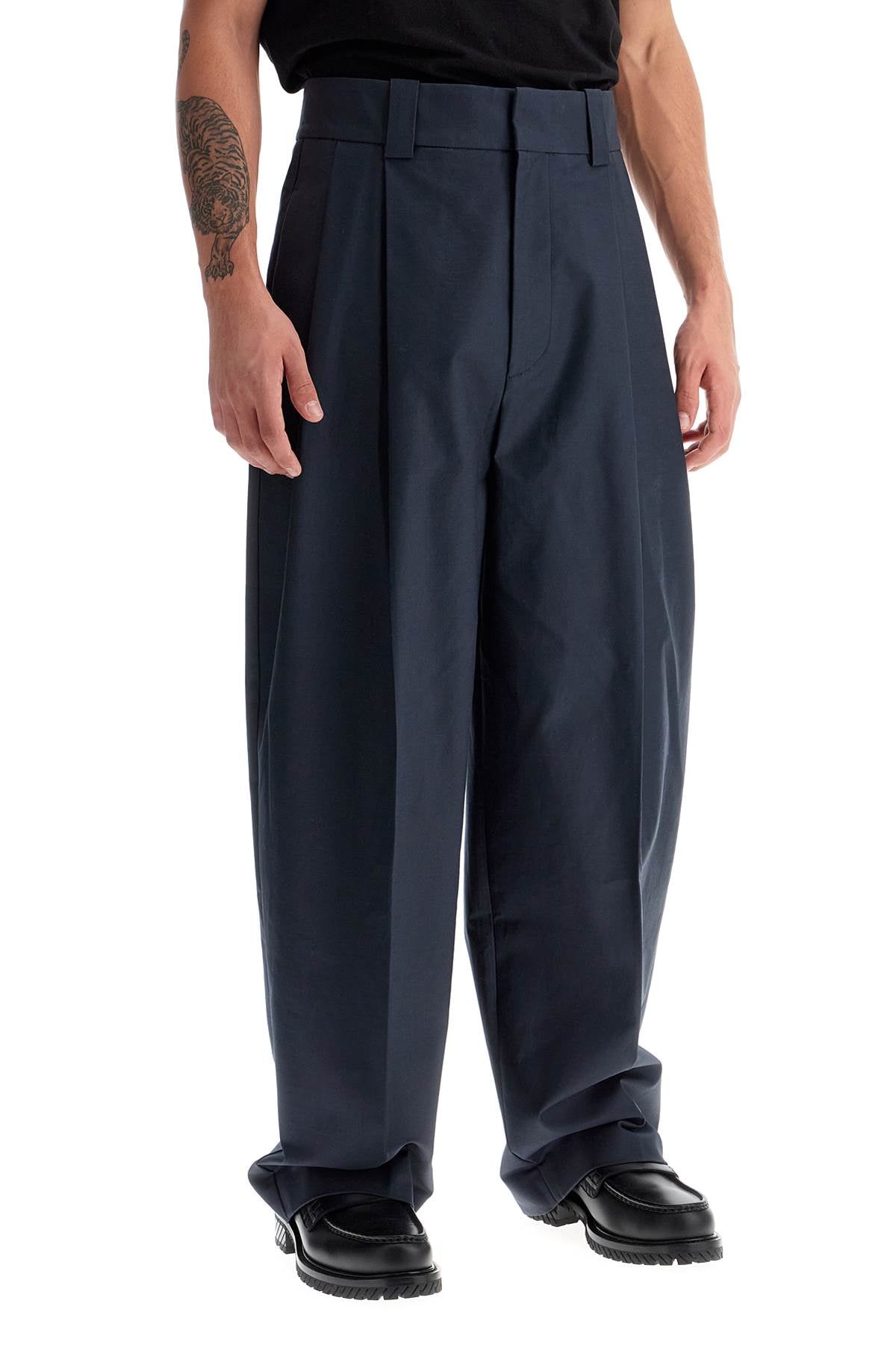 Jacquemus 'Le Pantalon Marz' Wide Leg Double Pleated Pants image 1