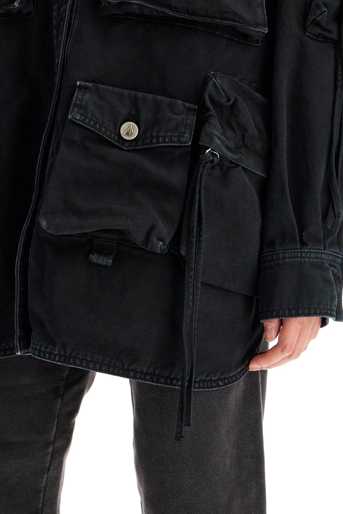 The Attico fern maxi cargo overshirt image 3