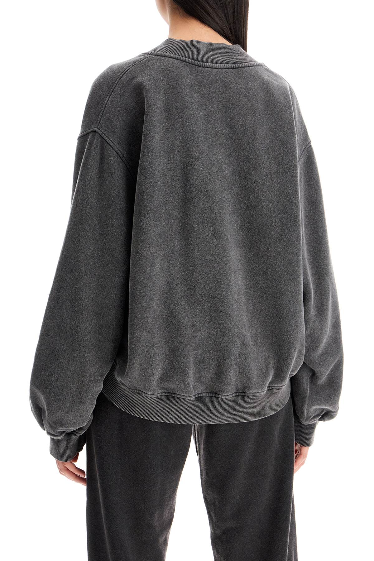 The Attico "oversized v-neck sweatshirt image 2