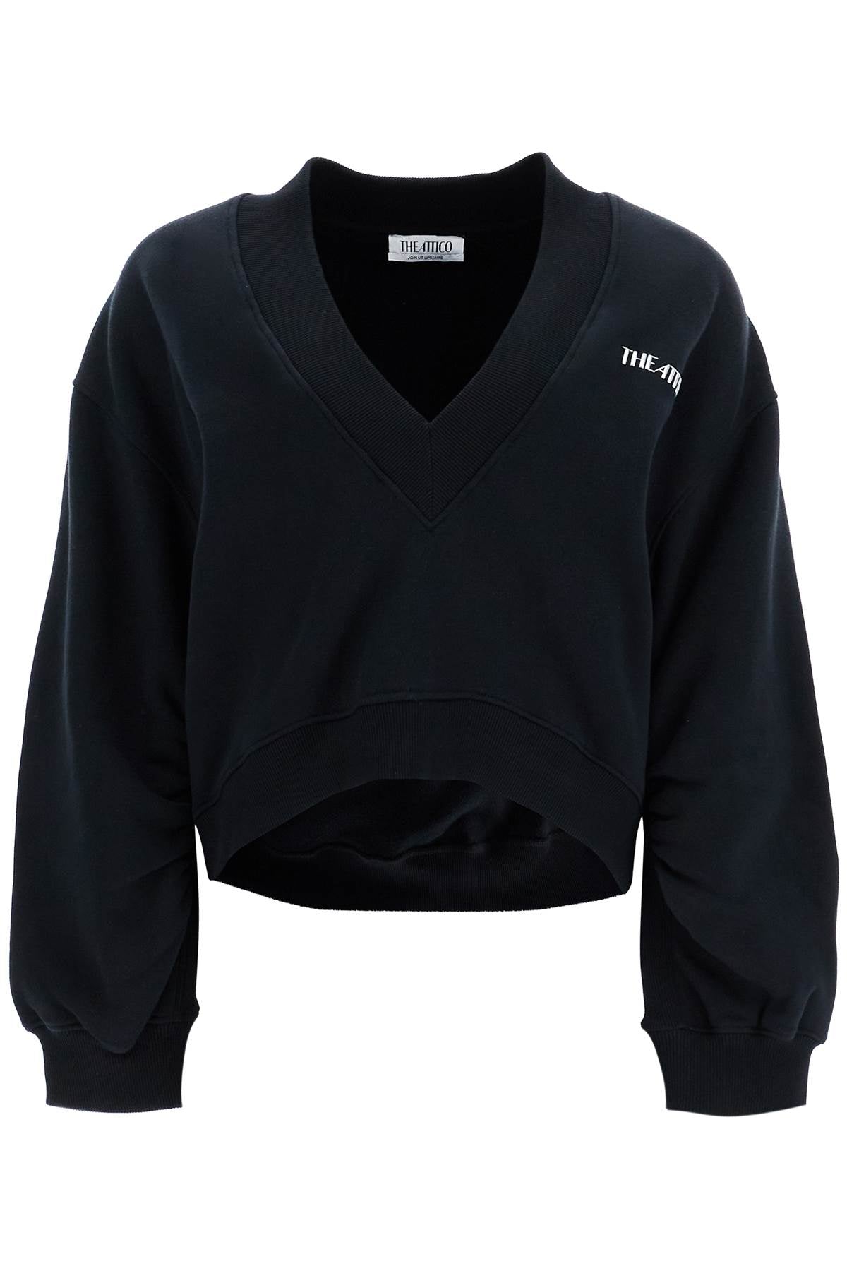 The Attico Oversized V-Neck Sweatshirt image 0