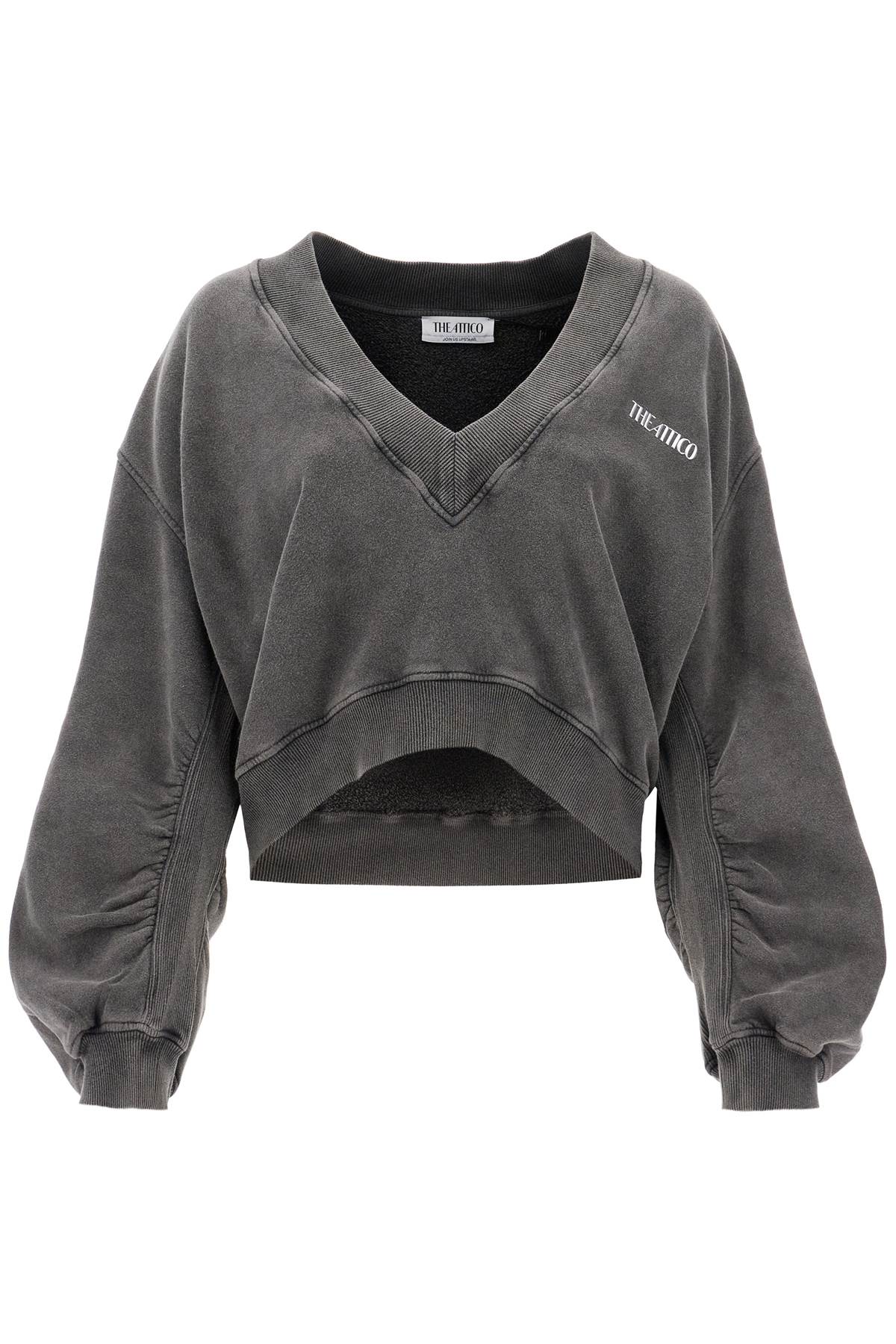 The Attico "oversized v-neck sweatshirt image 0