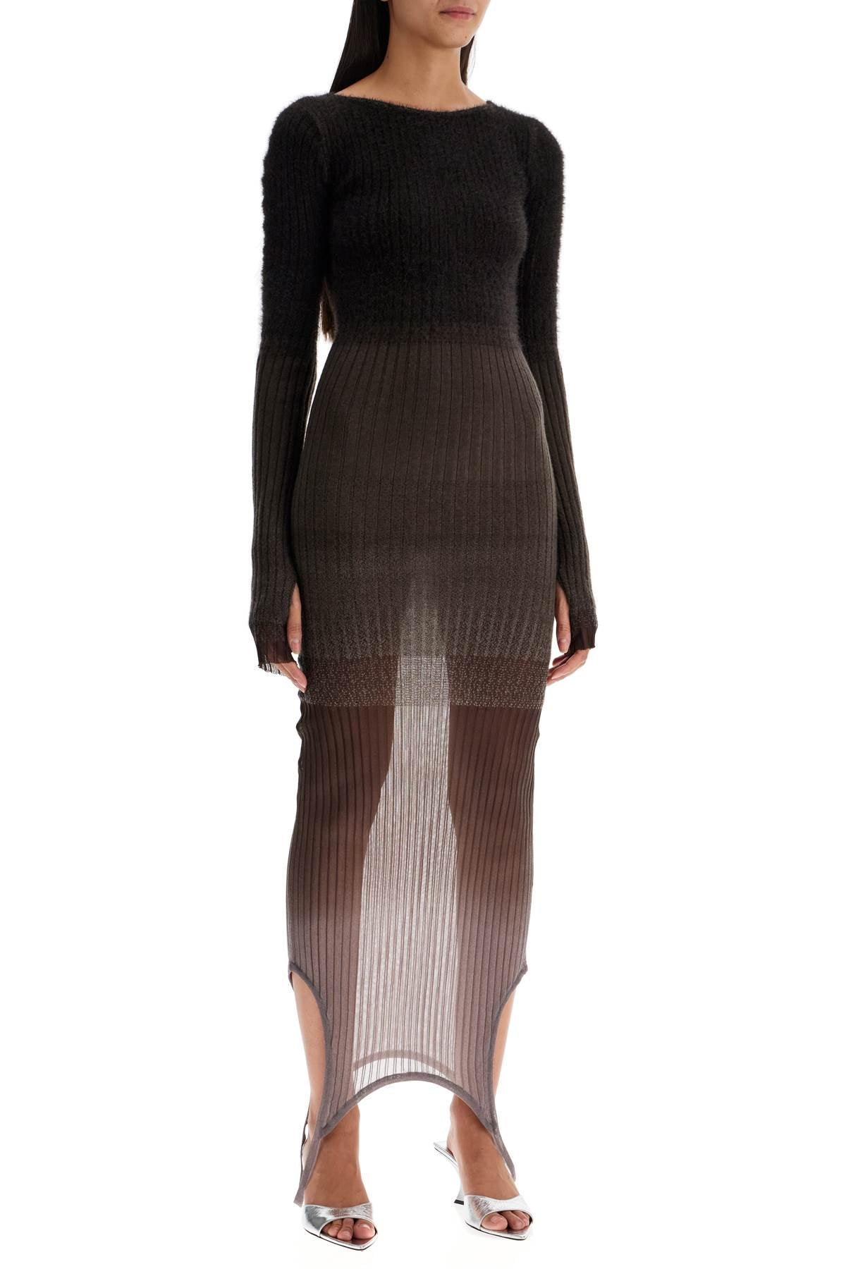 The Attico "gradient knit dress in seven image 1