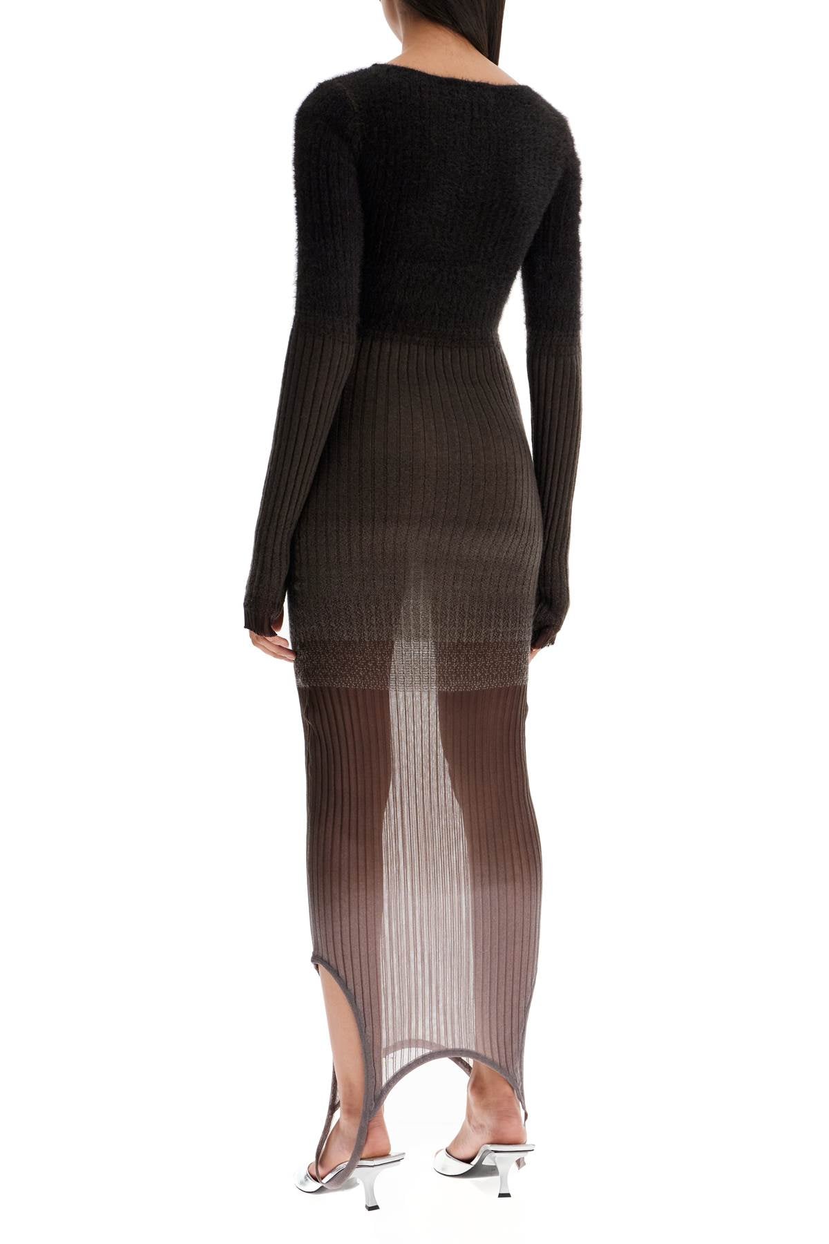 The Attico "gradient knit dress in seven image 2