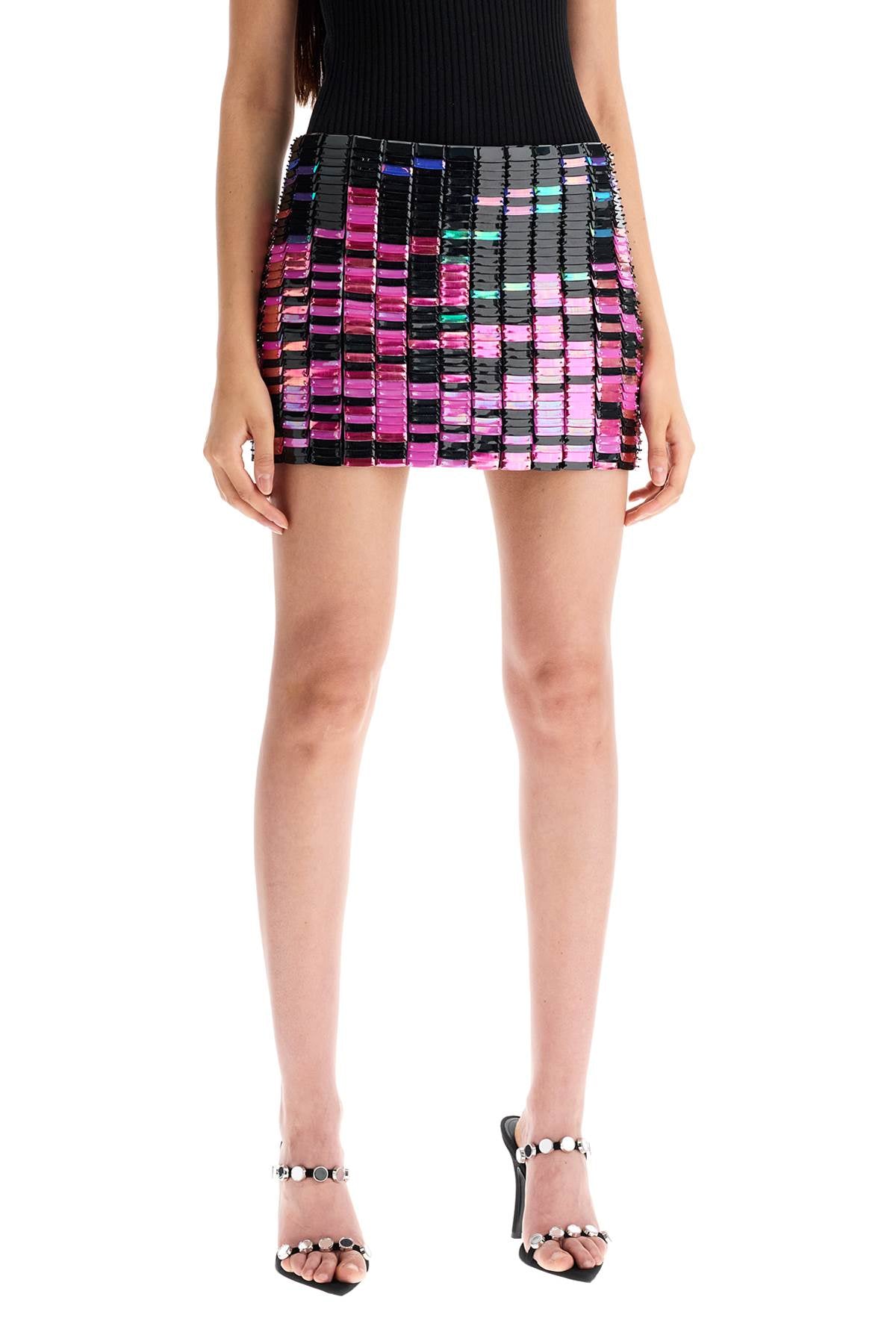 The Attico Rue Mini Sequin Skirt image 1