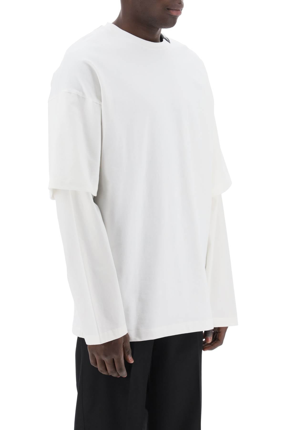 OAMC Layered Long-Sleeve T-Shirt in Organic Cotton image 1