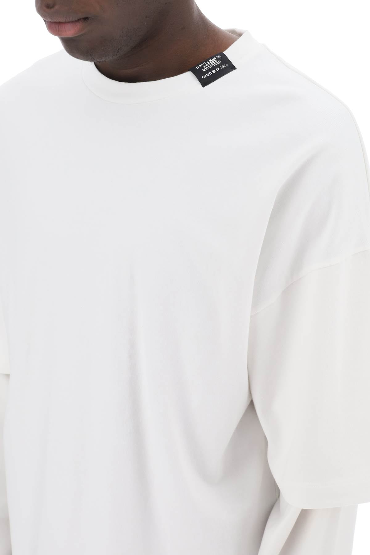 OAMC Layered Long-Sleeve T-Shirt in Organic Cotton image 3