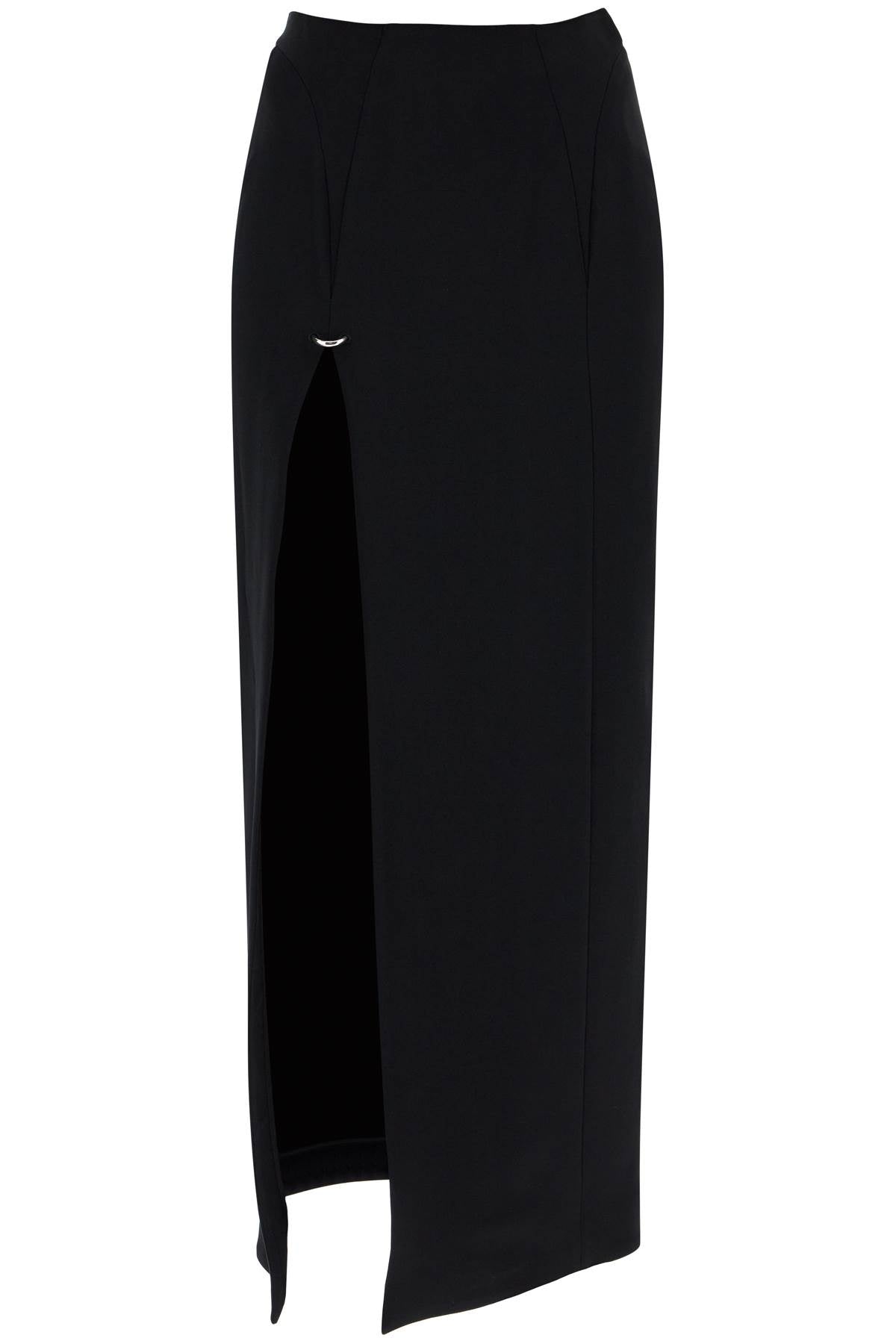 Mugler Straight Long Skirt with Piercing Detail image 0