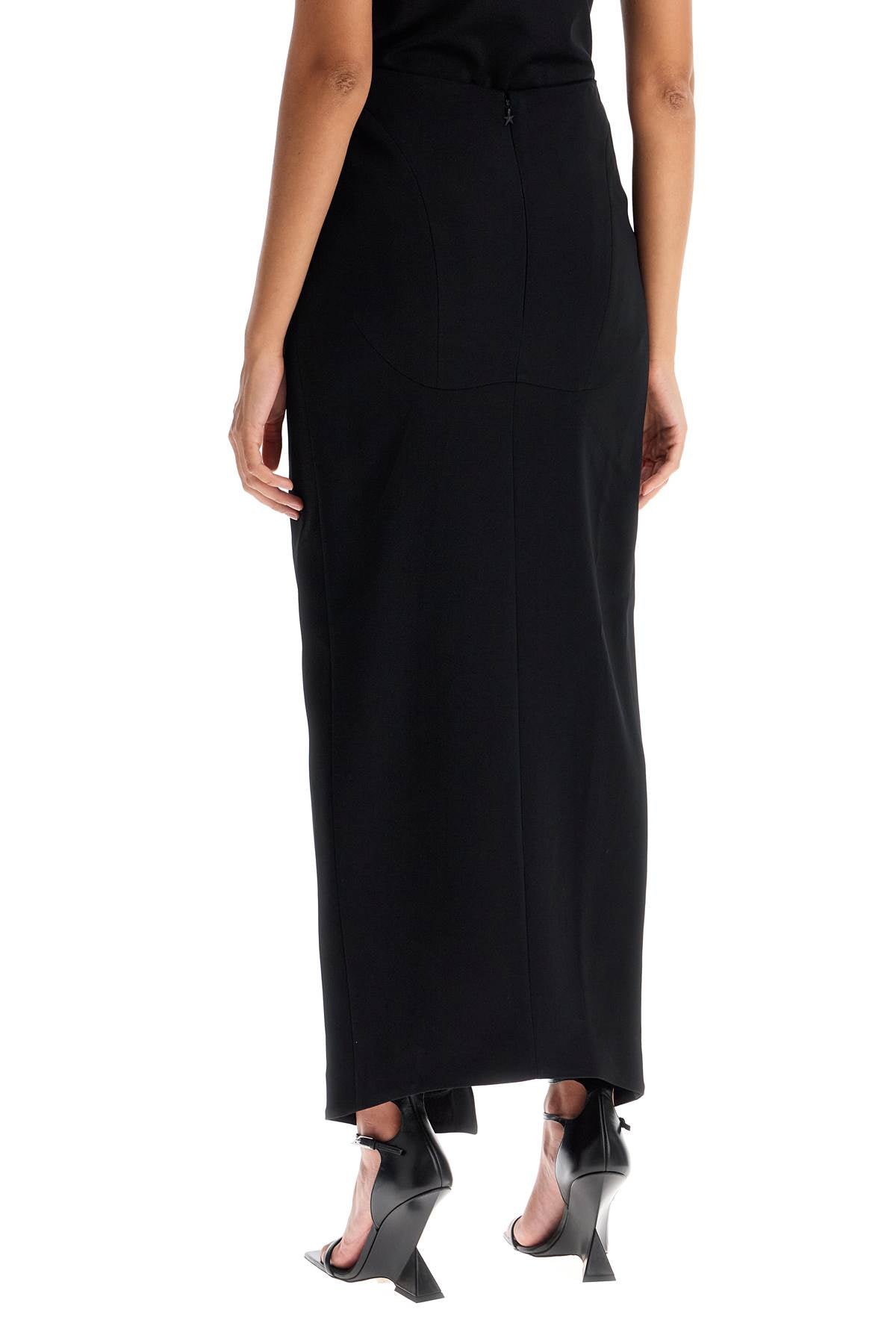 Mugler Straight Long Skirt with Piercing Detail image 2