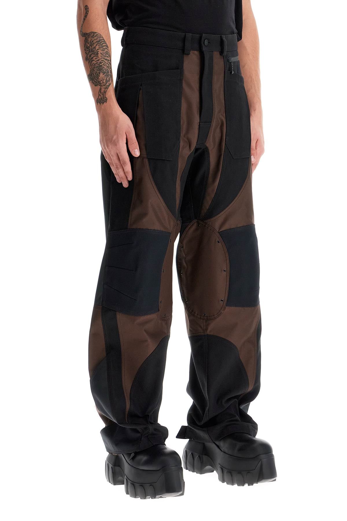 Mugler Patchwork Cargo Pants image 1