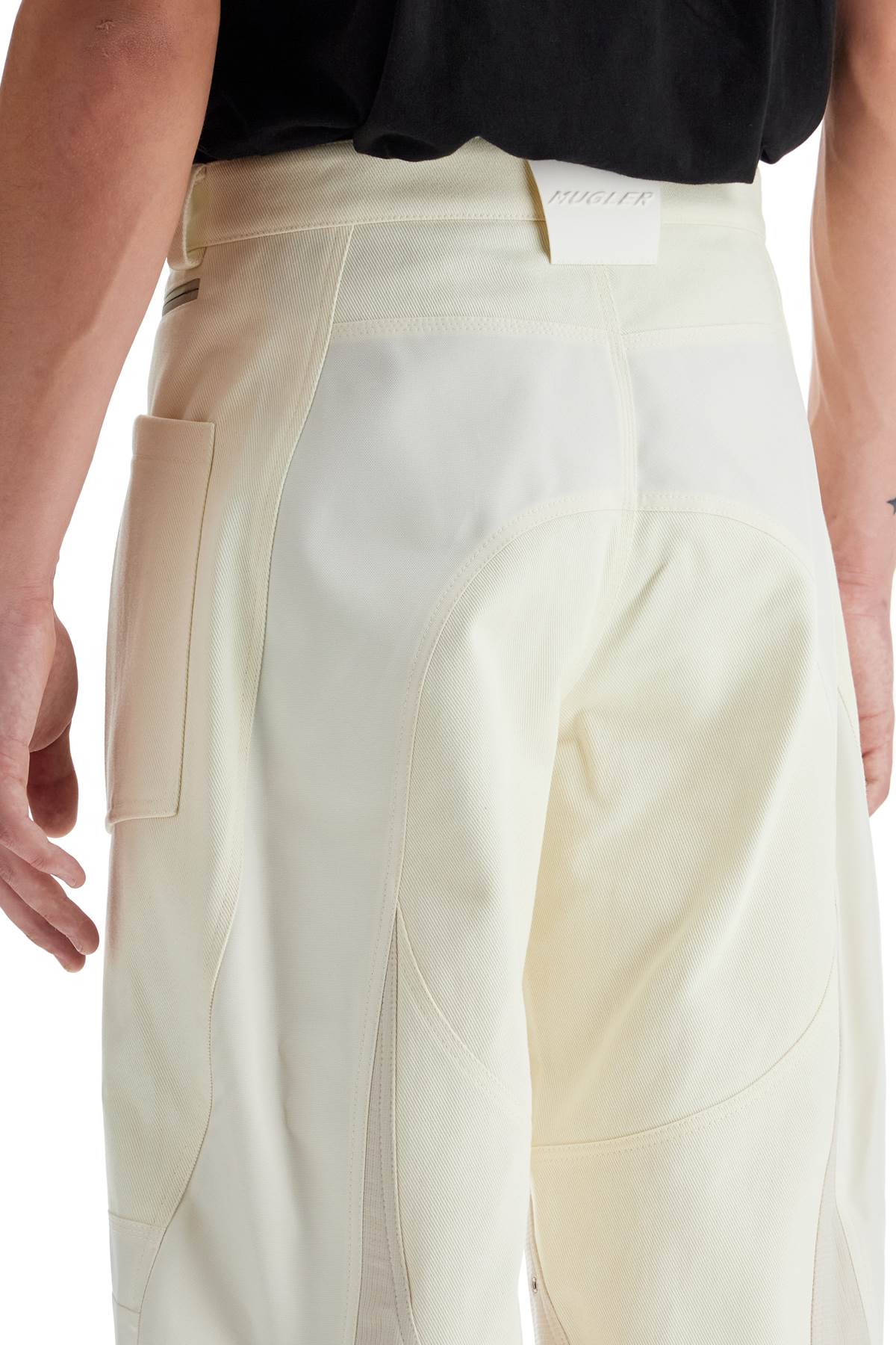 Mugler Patchwork Cargo Pants image 3