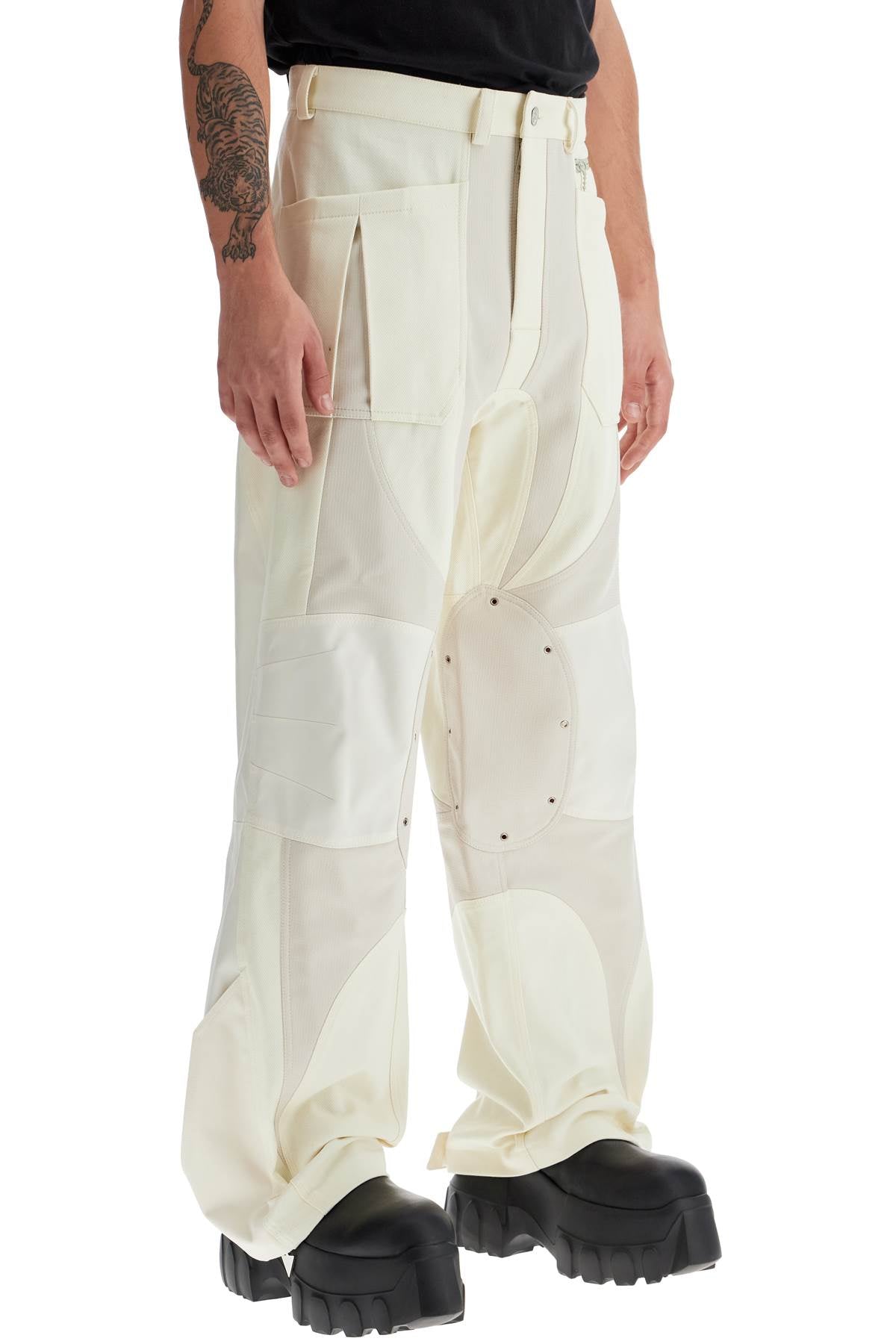 Mugler Patchwork Cargo Pants image 1