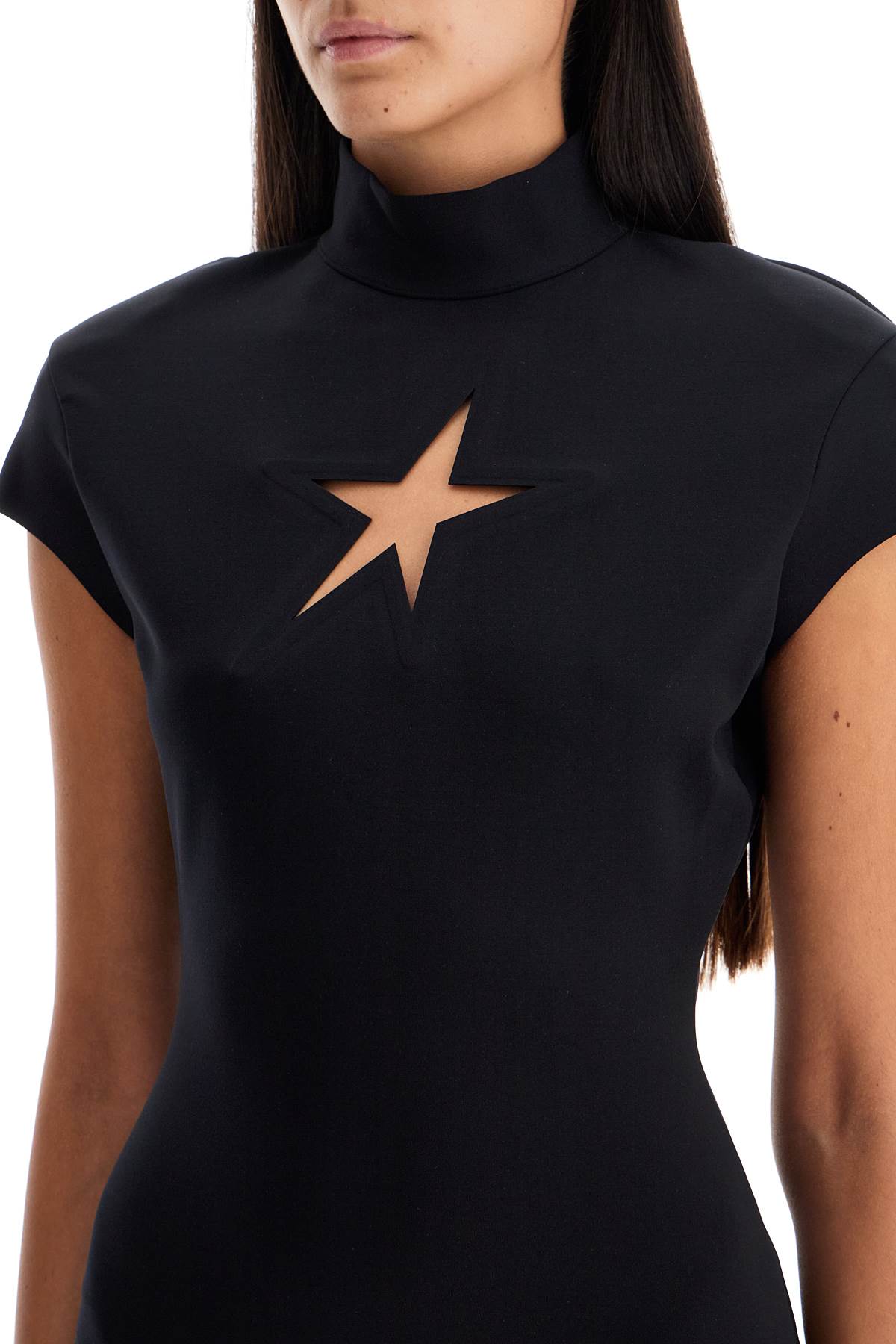 Mugler Star Cut-Out Mini Bodycon Dress image 3