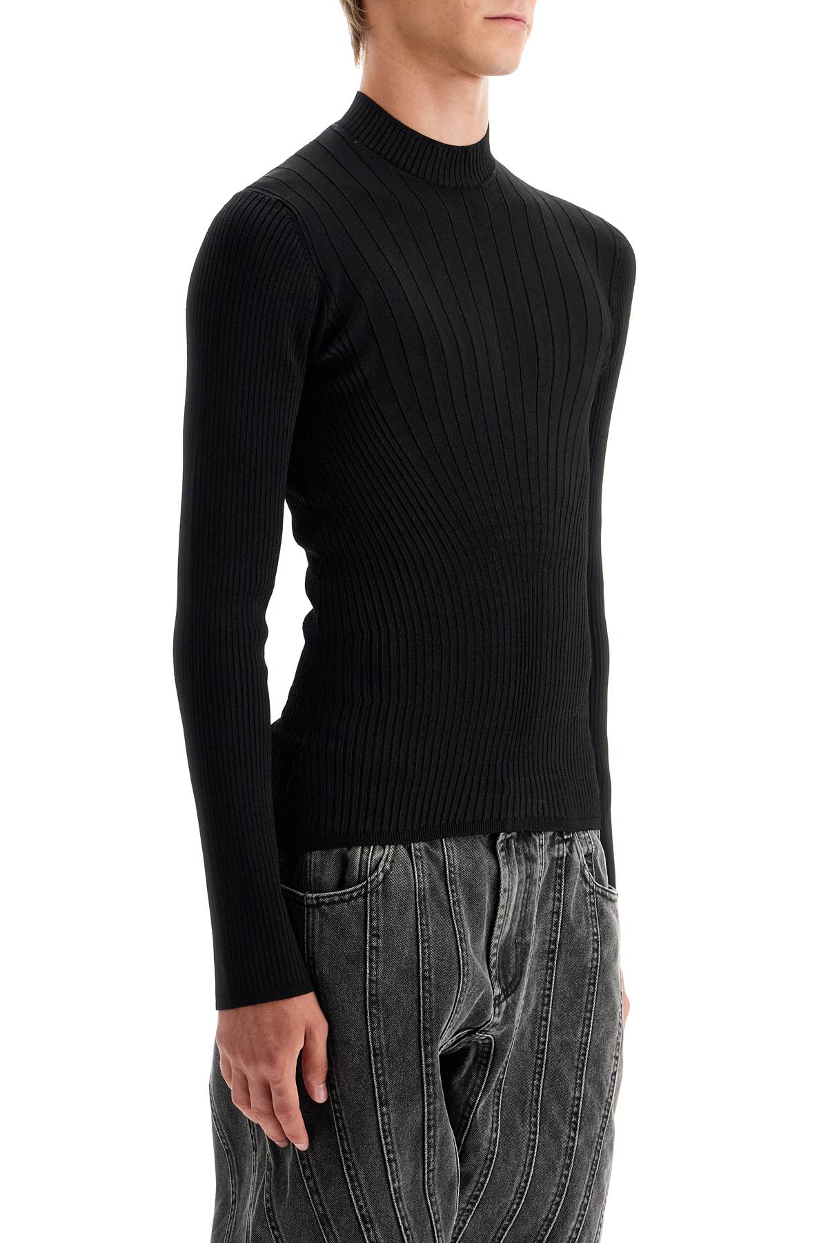 Mugler fitted long-sleeved top image 1