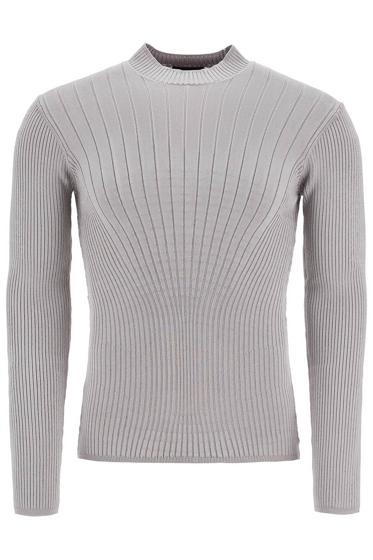 Mugler Fitted Ribbed Long-Sleeve Top image 0