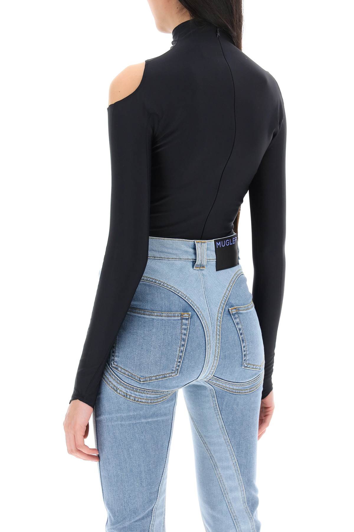 Mugler Illusion Long Sleeve Bodysuit image 2