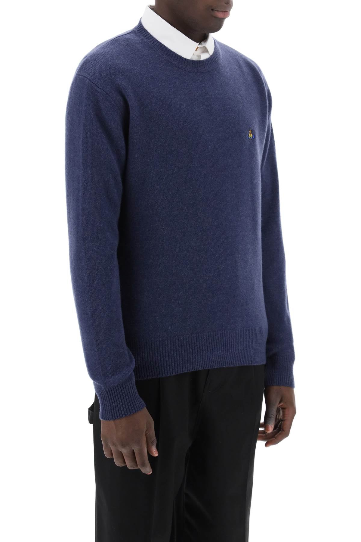 Vivienne Westwood Orb Embroidered Merino Wool Sweater image 1