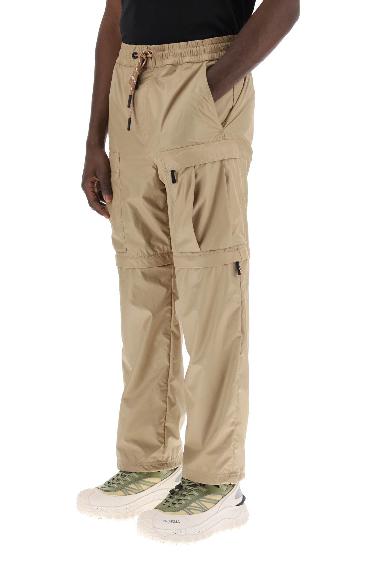 Moncler Grenoble convertible ripstop pants in italian image 3