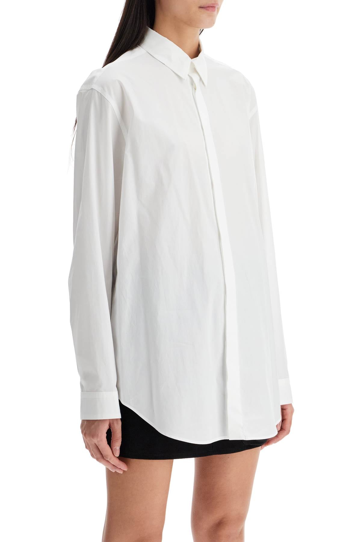 Moncler x Willow Smith Oversized Long-Sleeve Poplin Shirt image 1