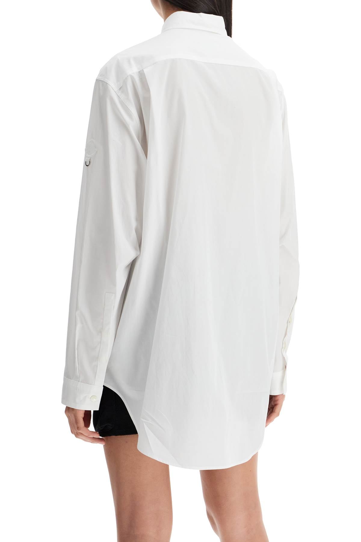 Moncler x Willow Smith Oversized Long-Sleeve Poplin Shirt image 2