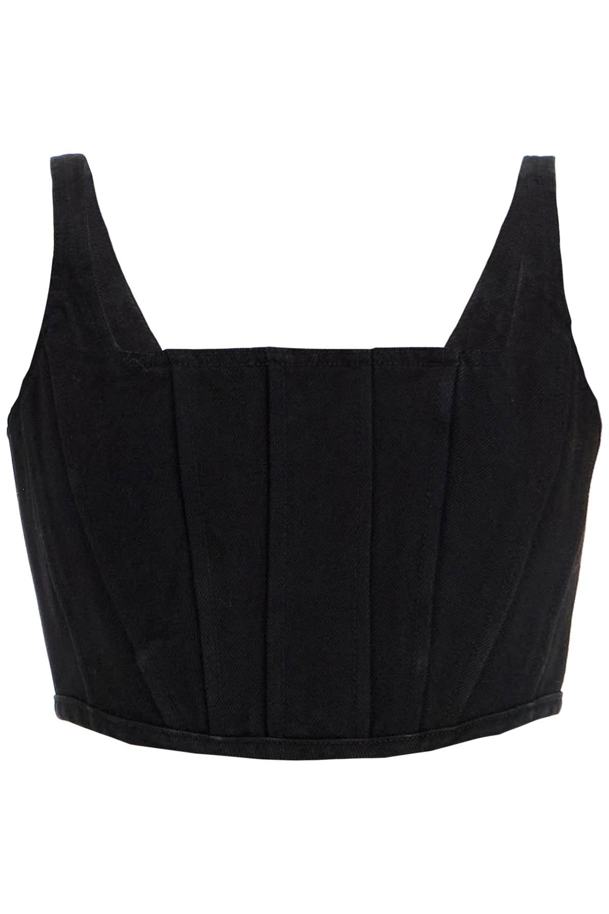 Marc Jacobs Denim Bustier Crop Top image 0