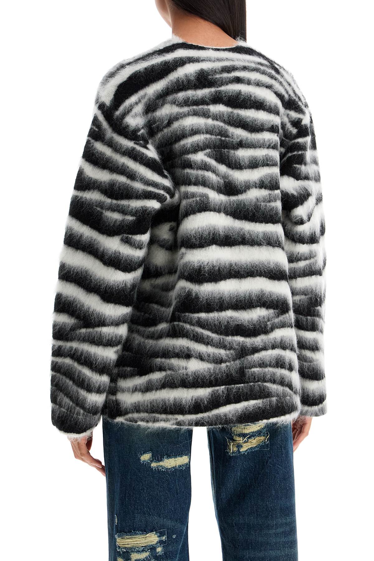 Marc Jacobs zebra print wool and mohair image 2