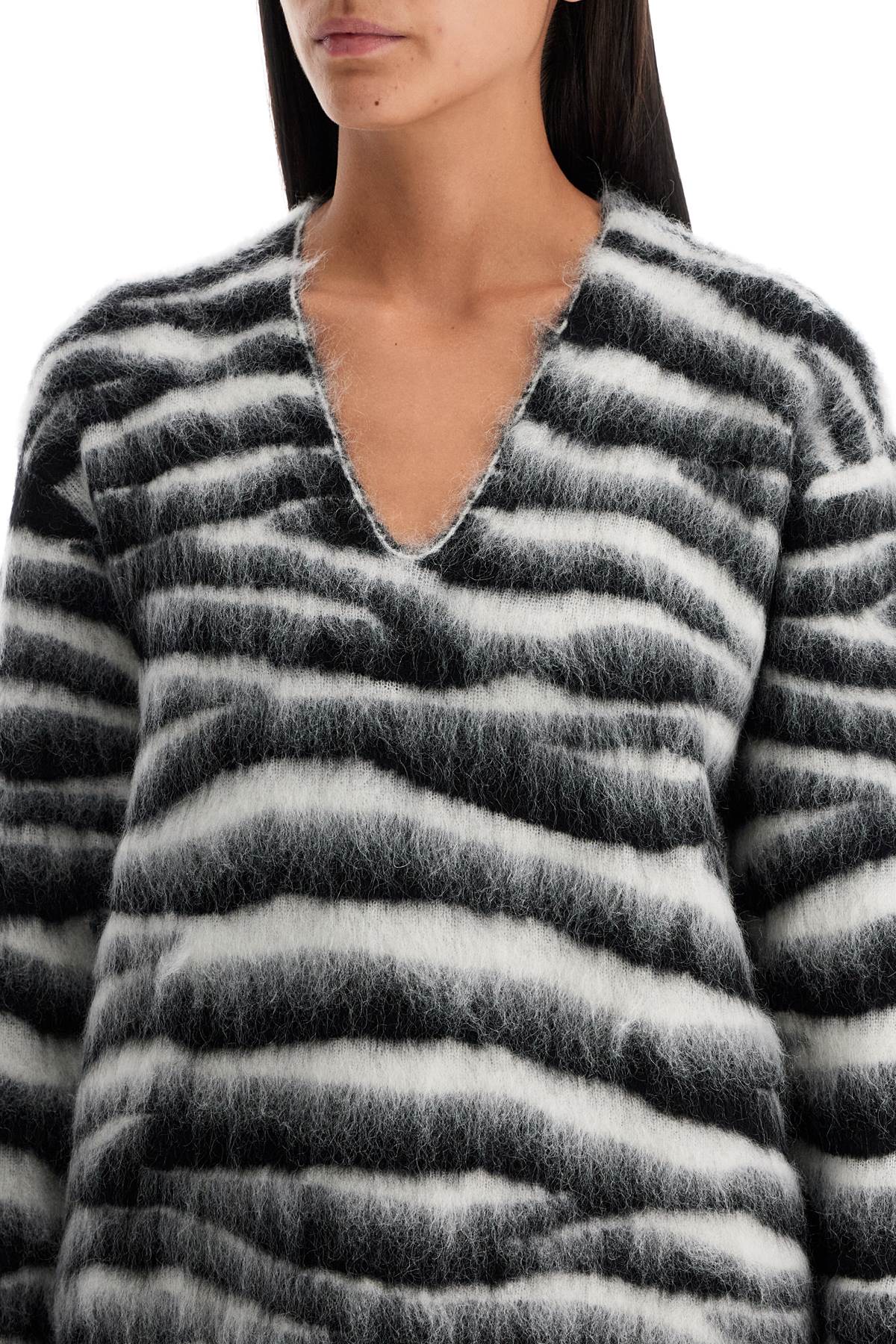 Marc Jacobs zebra print wool and mohair image 3