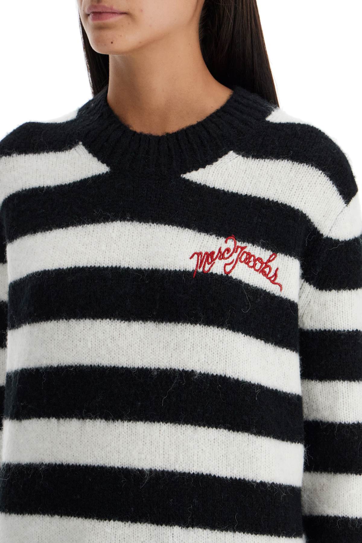 Marc Jacobs pullover the striped brushed logo sweater image 3