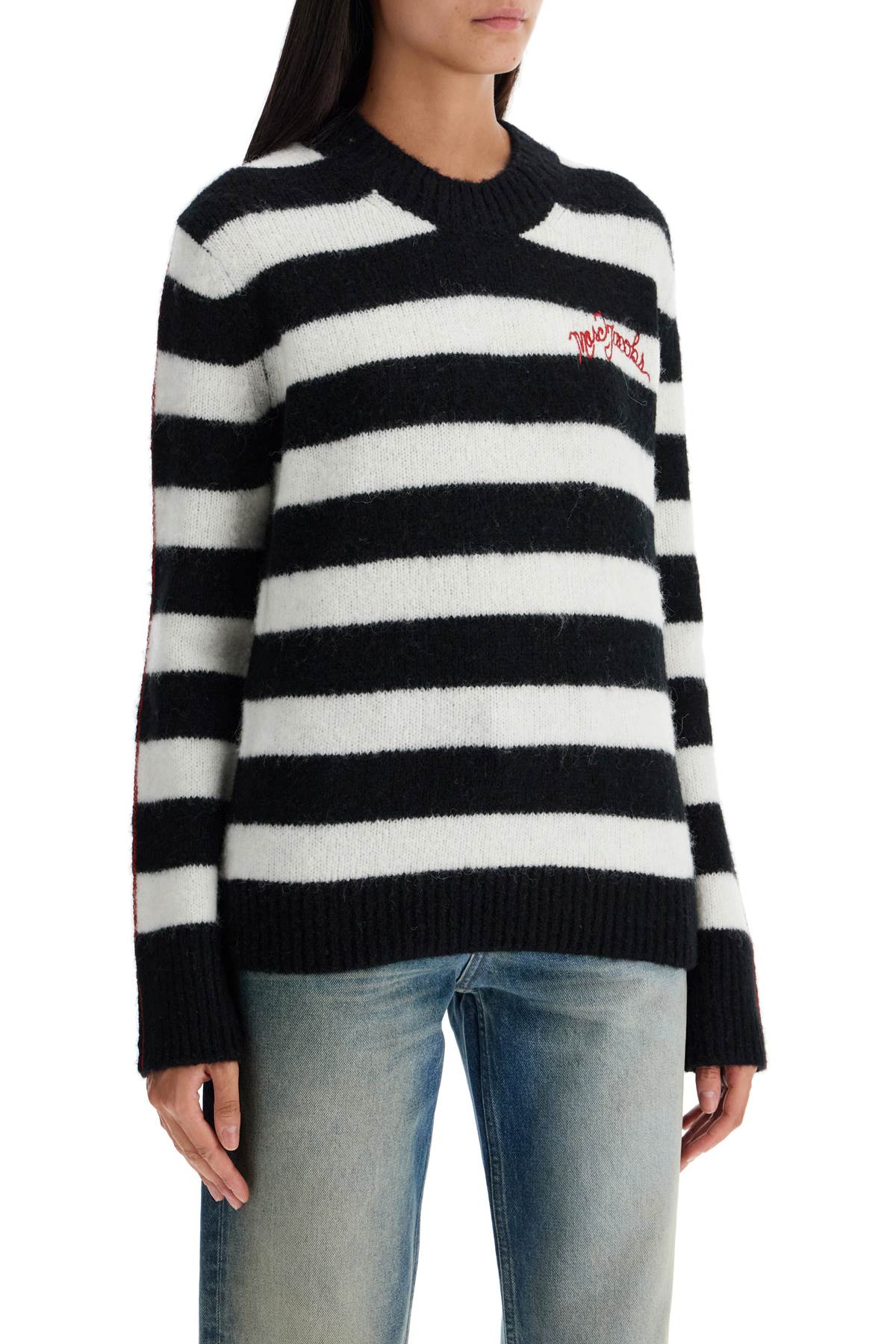 Marc Jacobs pullover the striped brushed logo sweater image 1