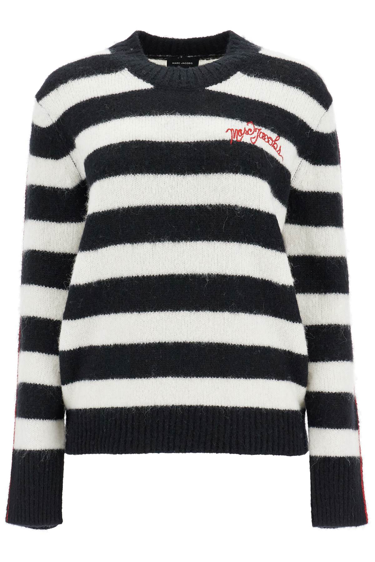 Marc Jacobs pullover the striped brushed logo sweater image 0