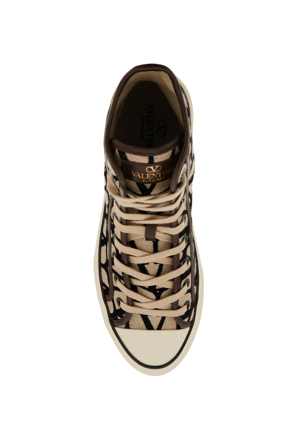 Valentino GARAVANI totaloop toile iconographe high-top sneakers image 1