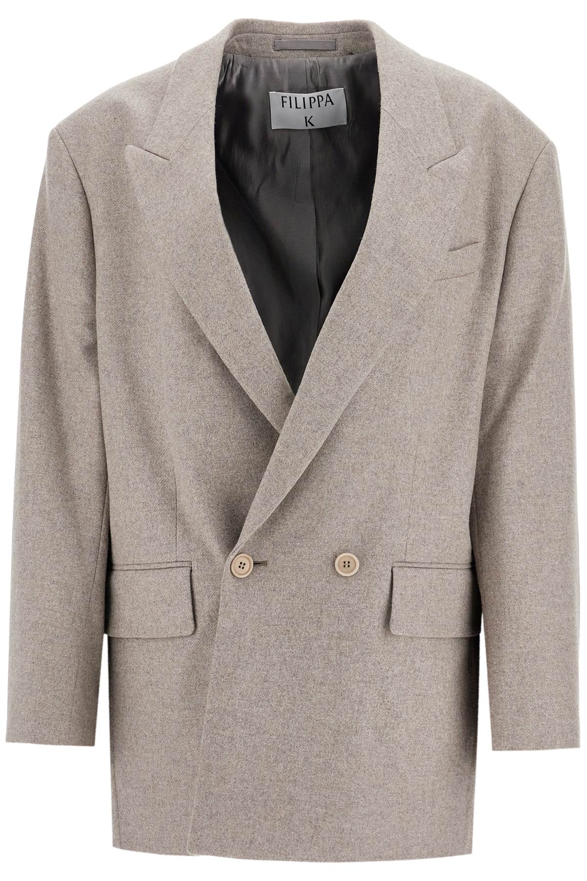 Filippa K Oversized Double-Breasted Flannel Blazer image 0