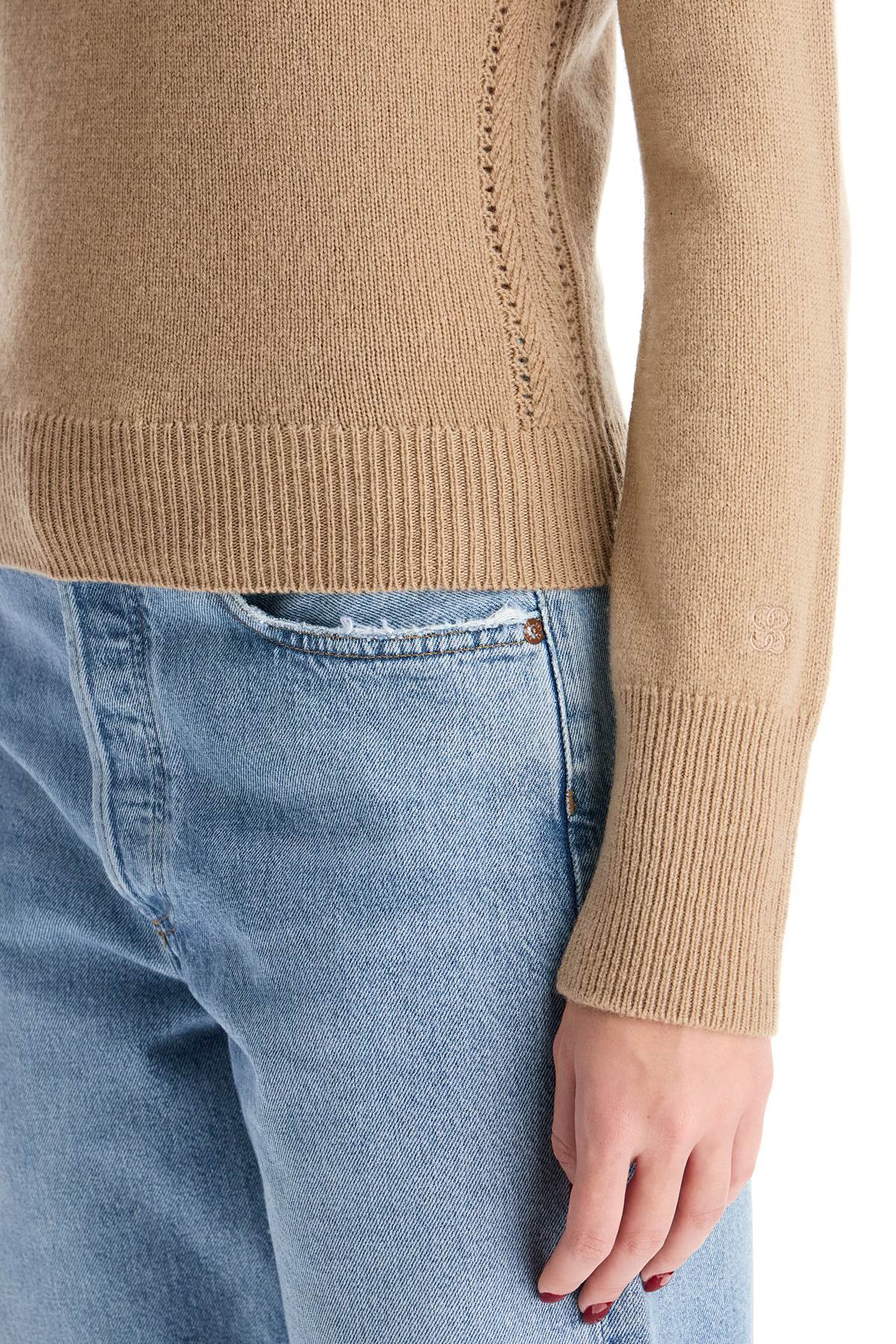 Filippa K Wool & Cashmere Sweater with Decorative Detail image 3