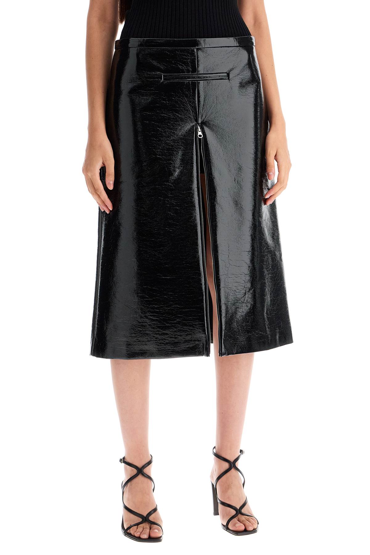 Courrèges Vinyl Midi Skirt image 1