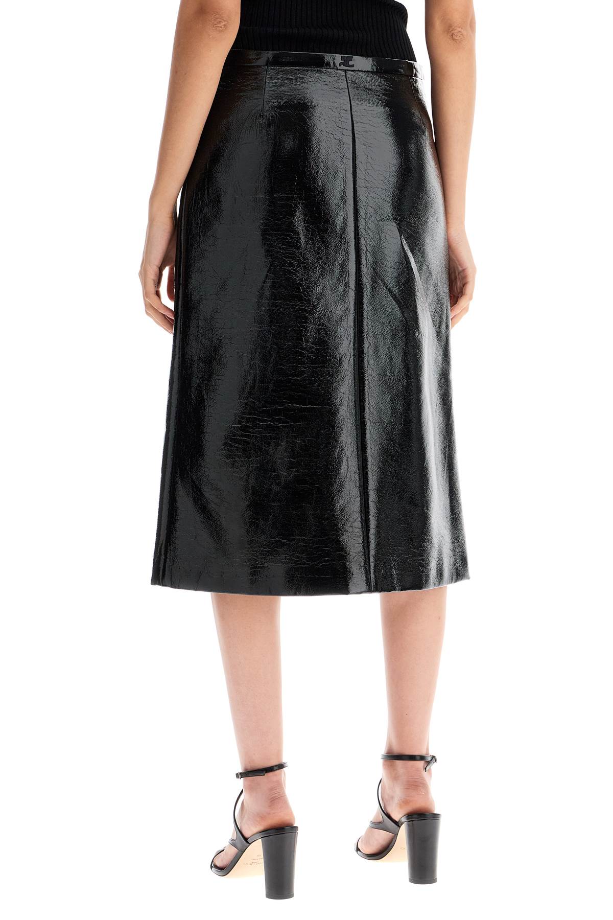 Courrèges Vinyl Midi Skirt image 2