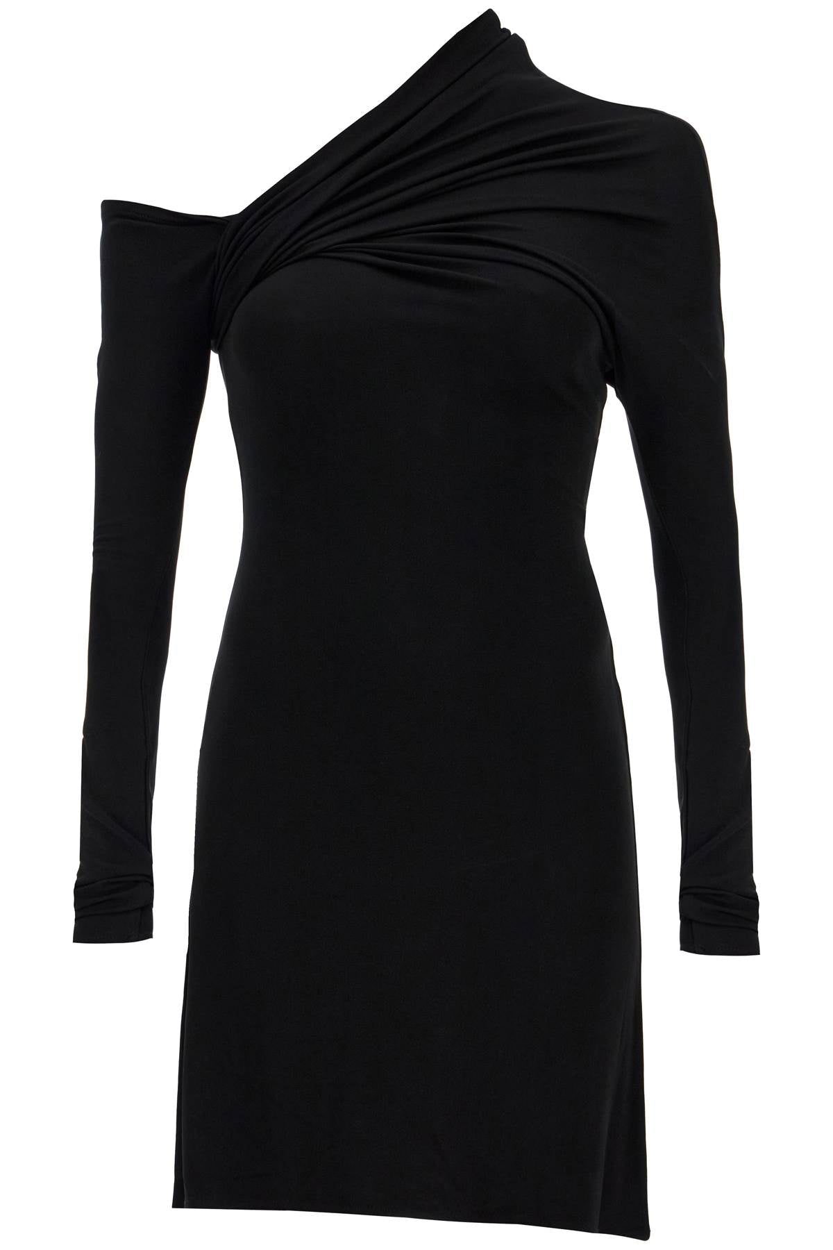 Courrèges Asymmetrical Mini Crepe Dress image 0